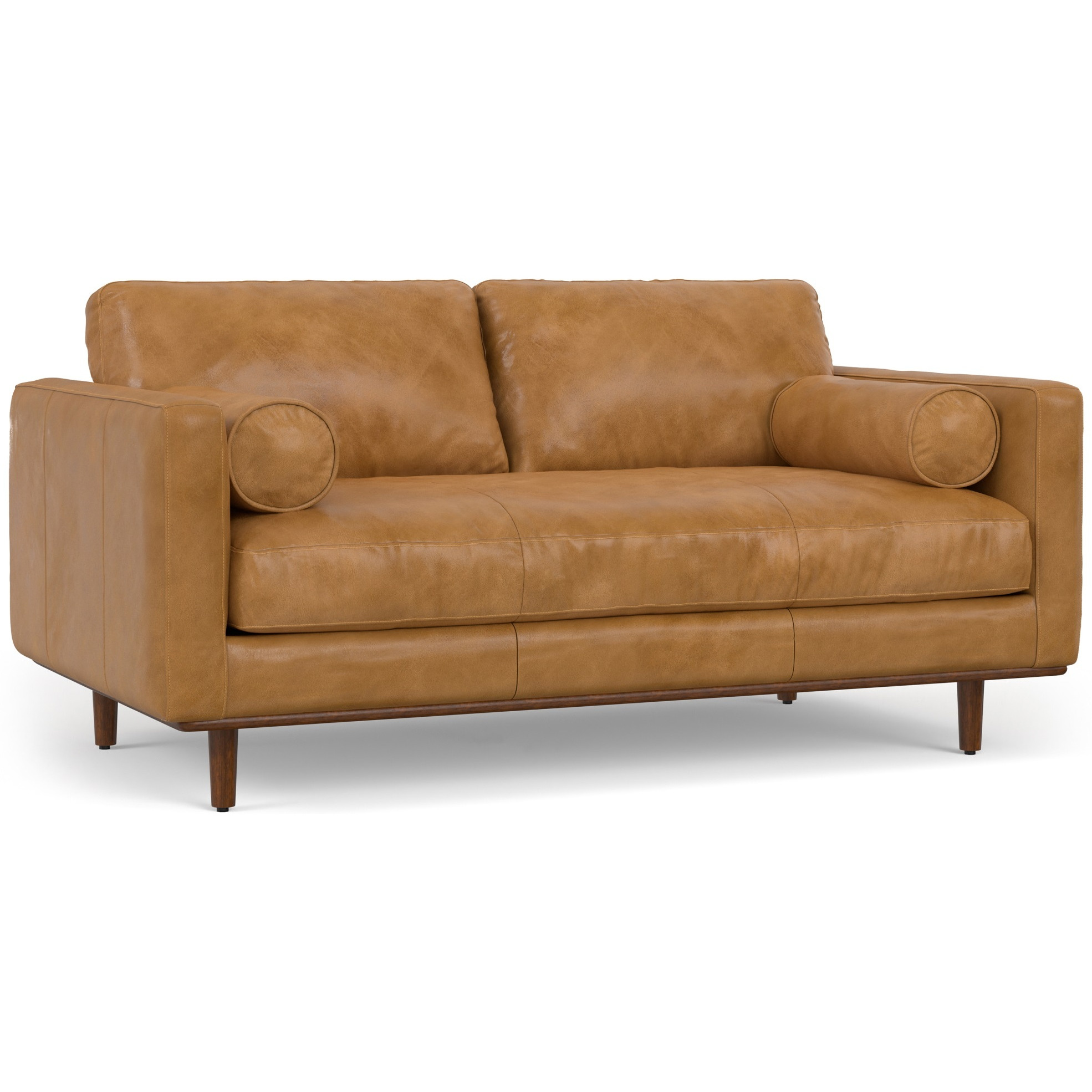 Morrison 72-inch Sofa in Genuine Leather