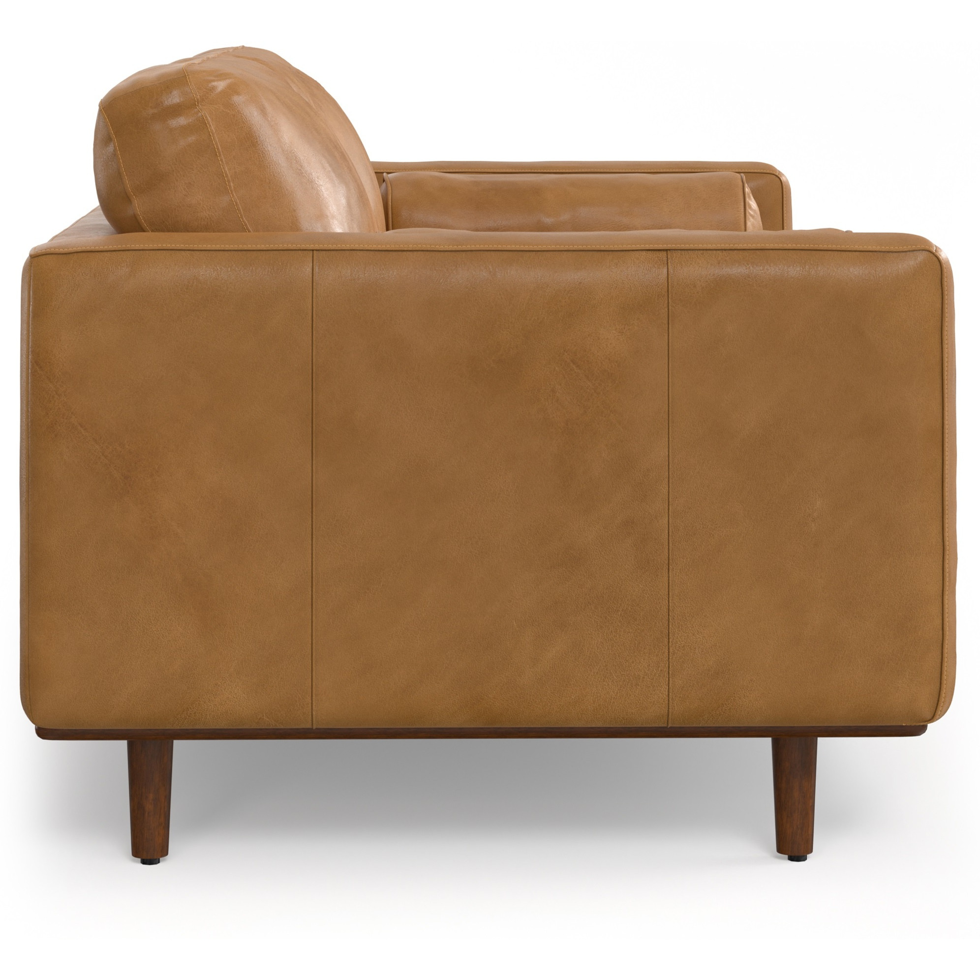 Morrison 72-inch Sofa in Genuine Leather