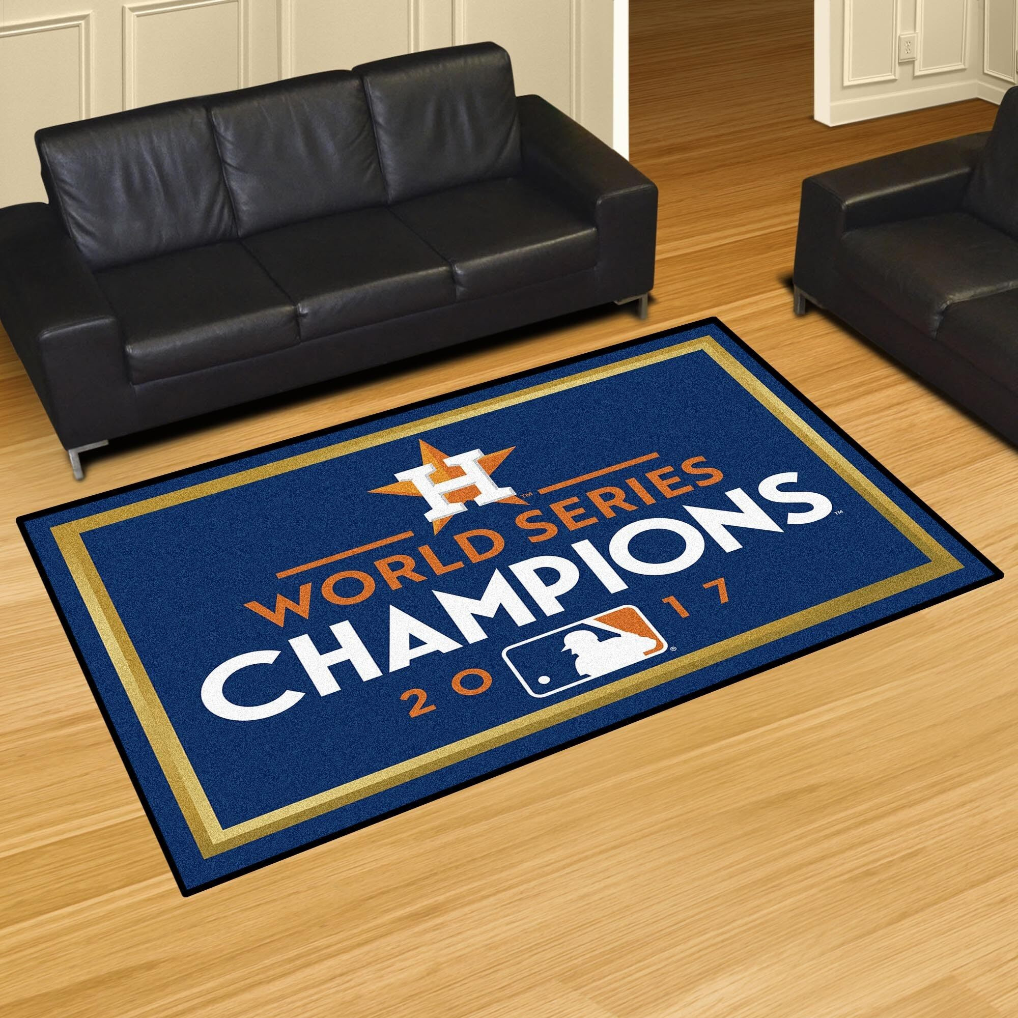 Houston Astros 2017 MLB World Series Champions 5ft. x 8 ft. Plush Area Rug