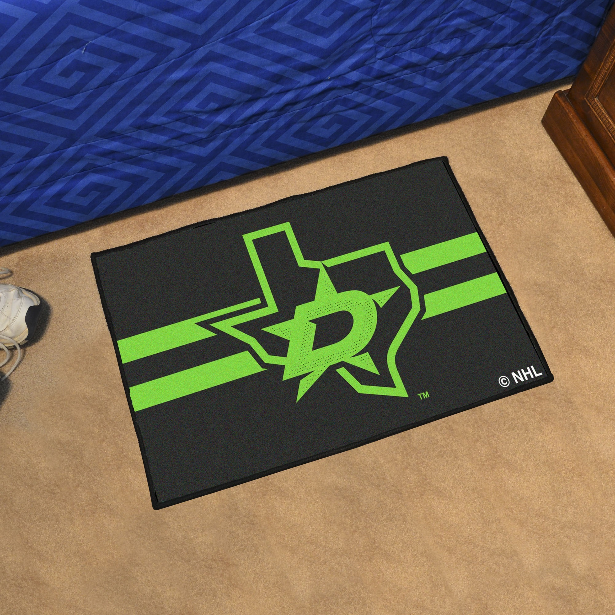 Dallas Stars Starter Mat Accent Rug - 19in. x 30in. Uniform Alternate Design