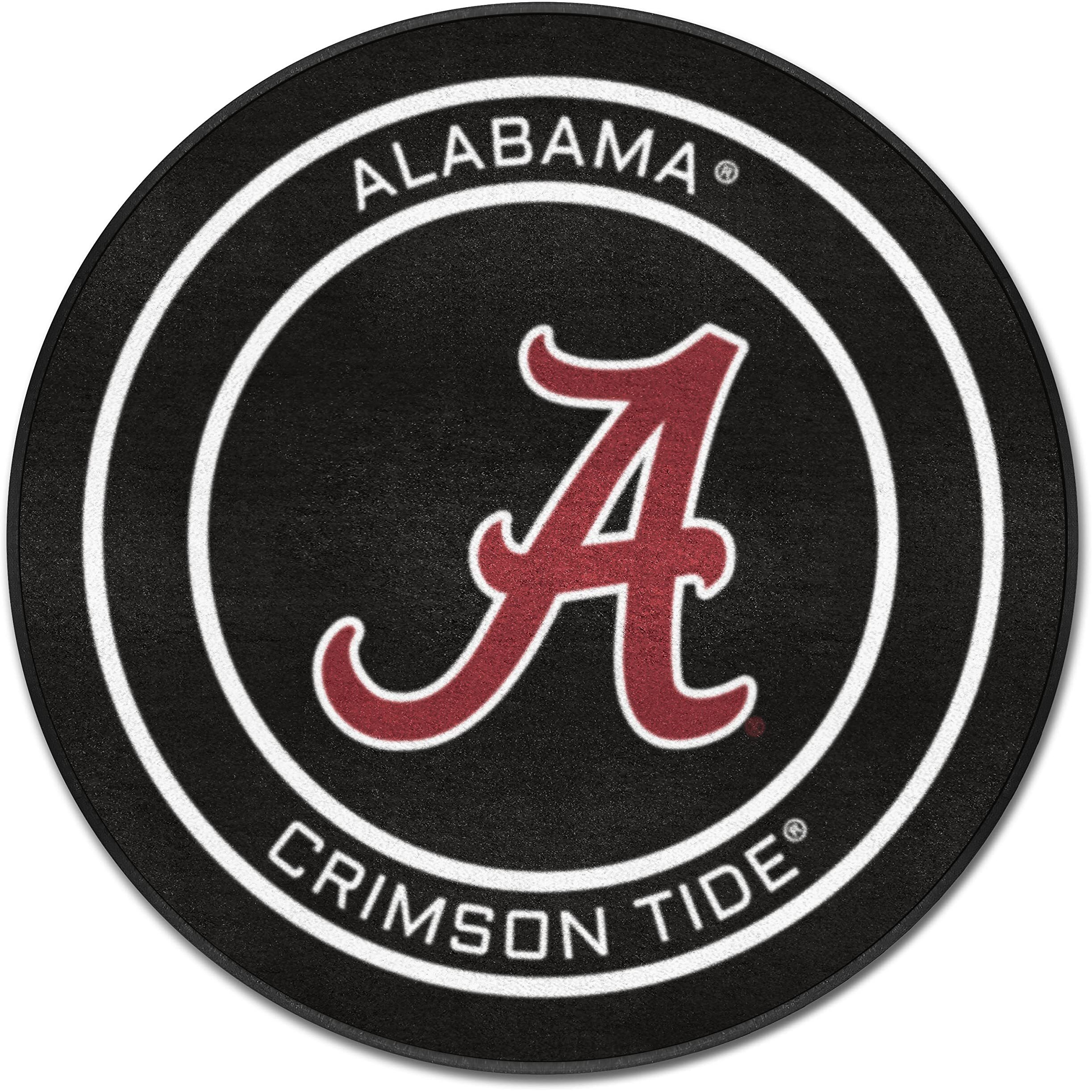 Alabama Hockey Puck Rug - 27in. Diameter