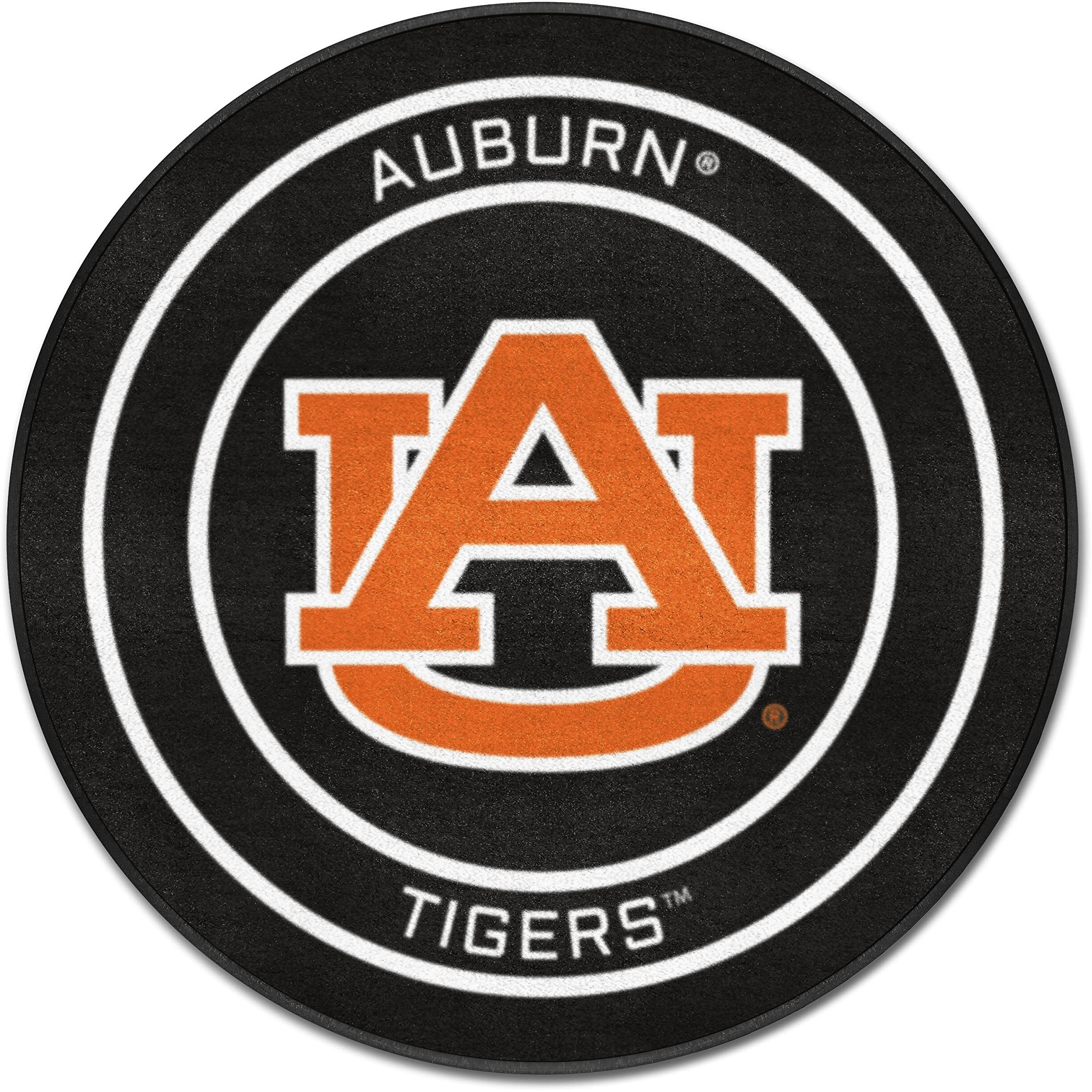 Auburn Hockey Puck Rug - 27in. Diameter