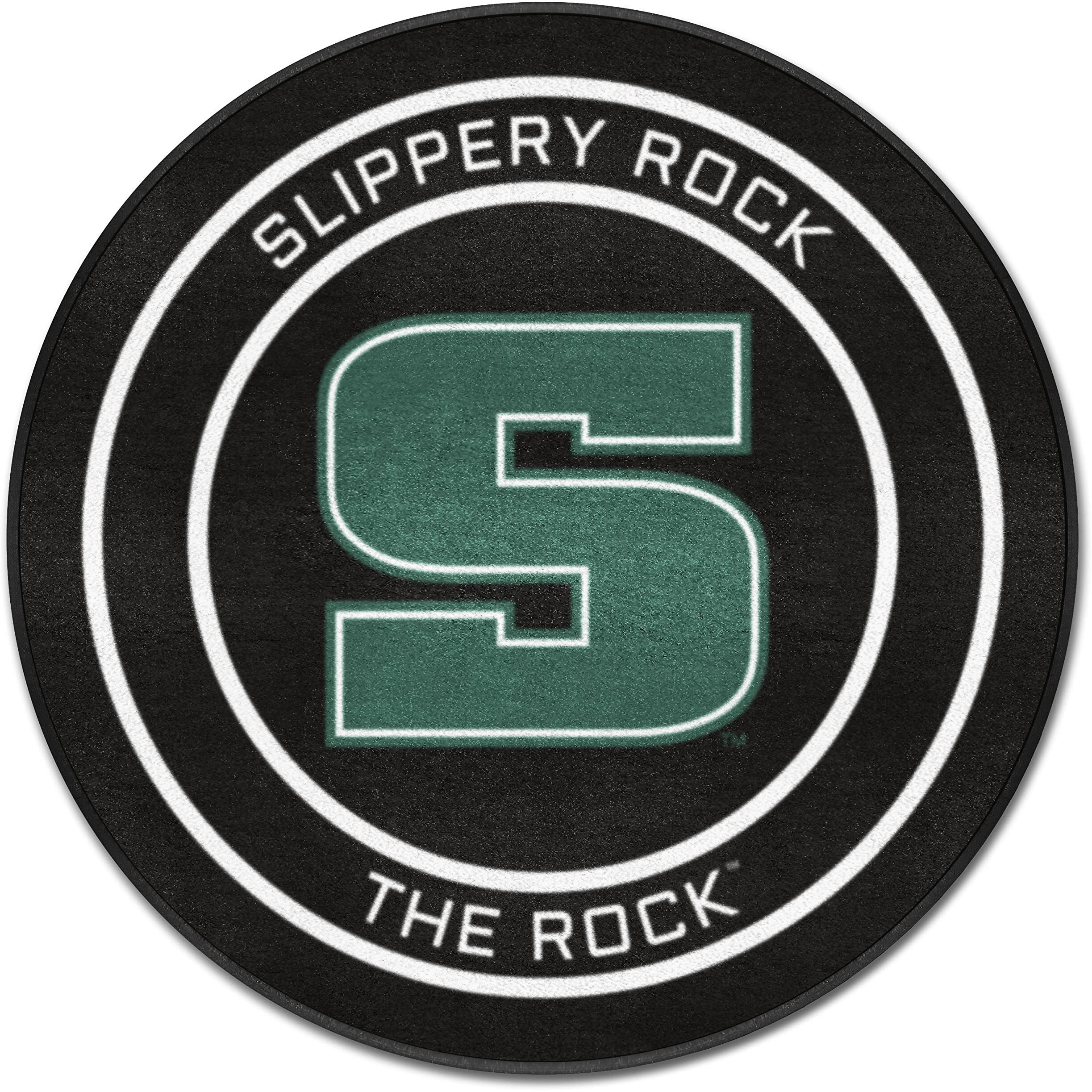 Slippery Rock Hockey Puck Rug - 27in. Diameter