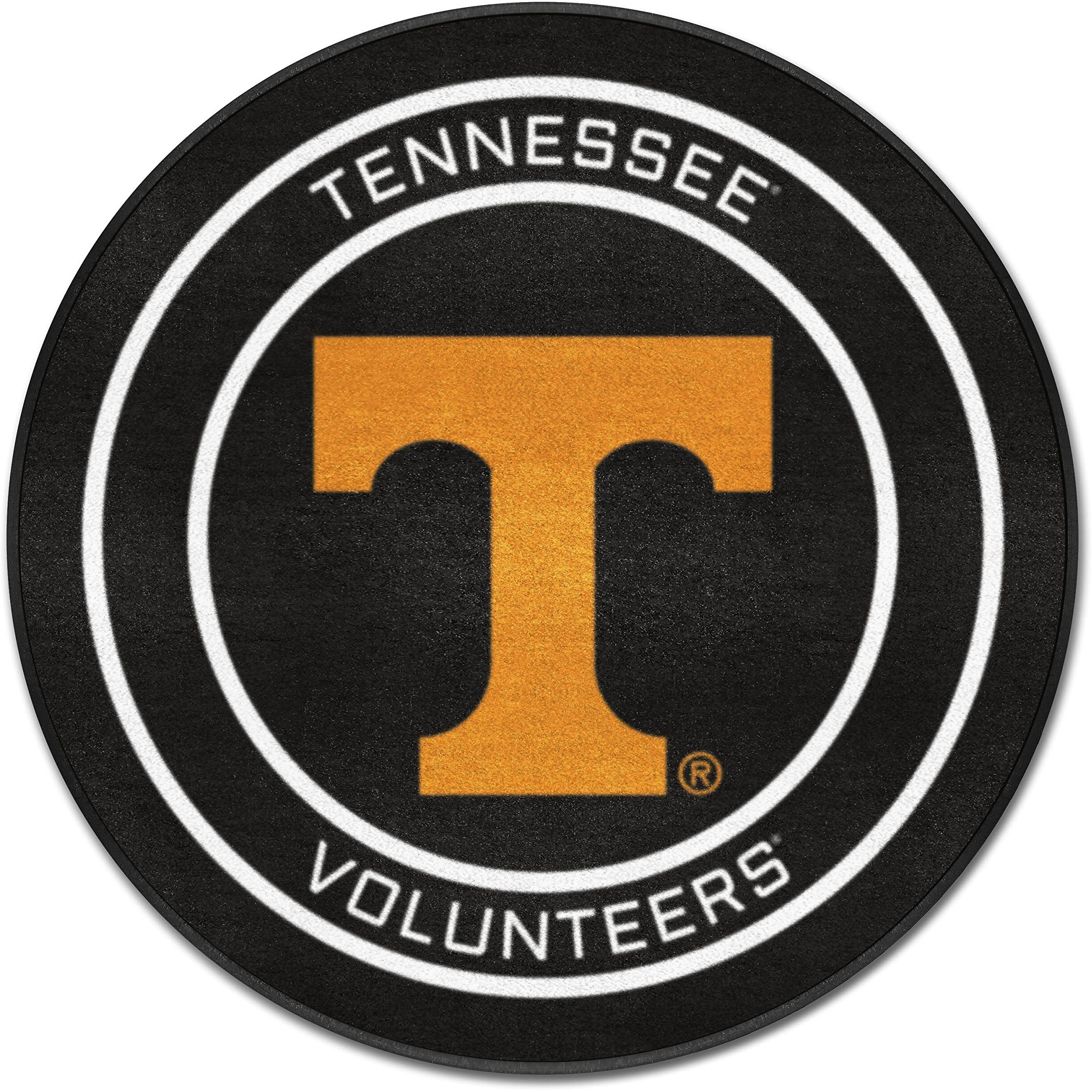 Tennessee Hockey Puck Rug - 27in. Diameter