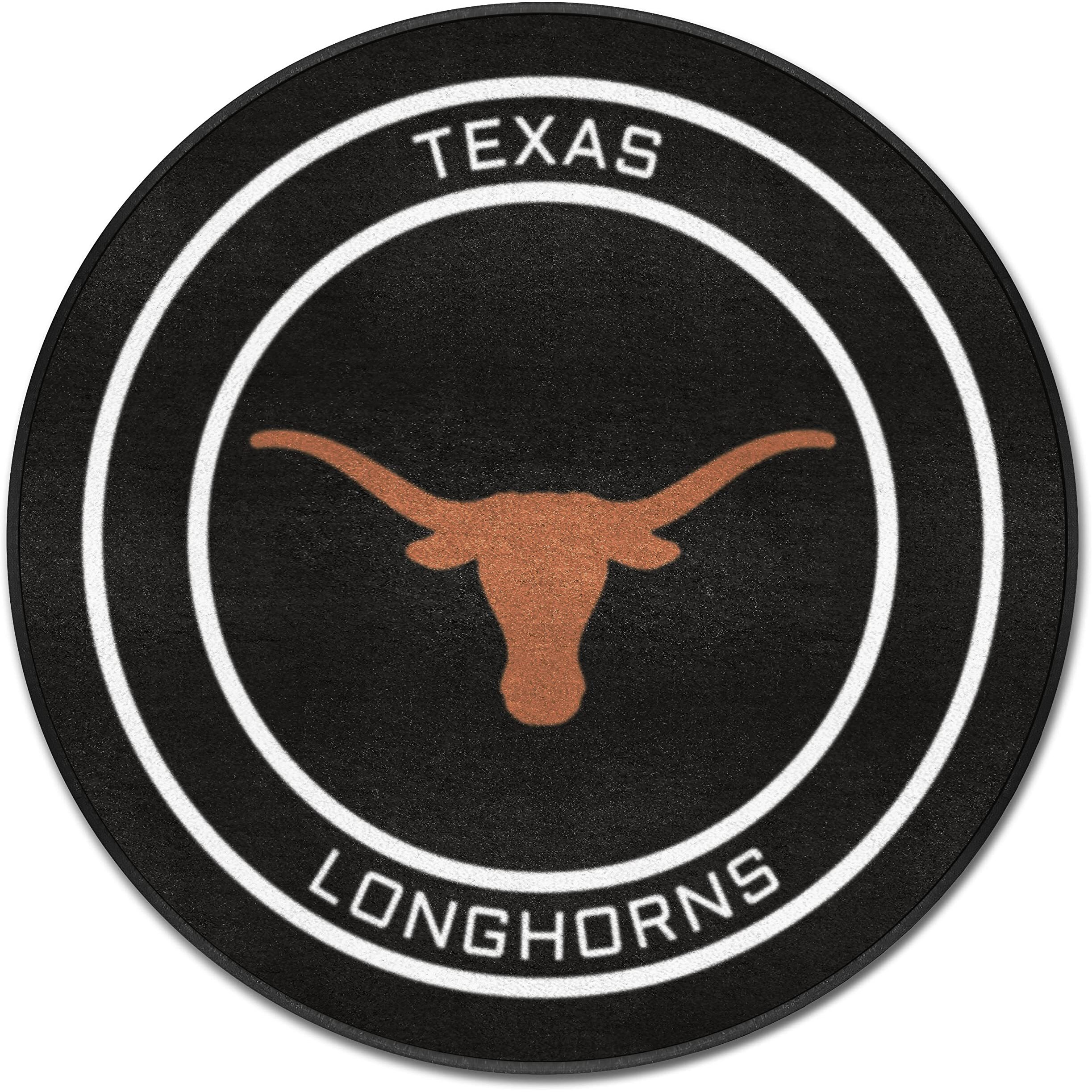 Texas Hockey Puck Rug - 27in. Diameter