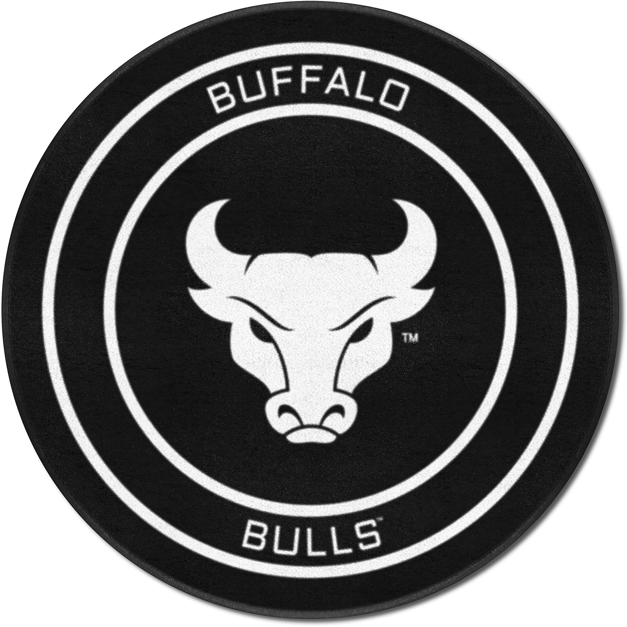 Buffalo Hockey Puck Rug - 27in. Diameter
