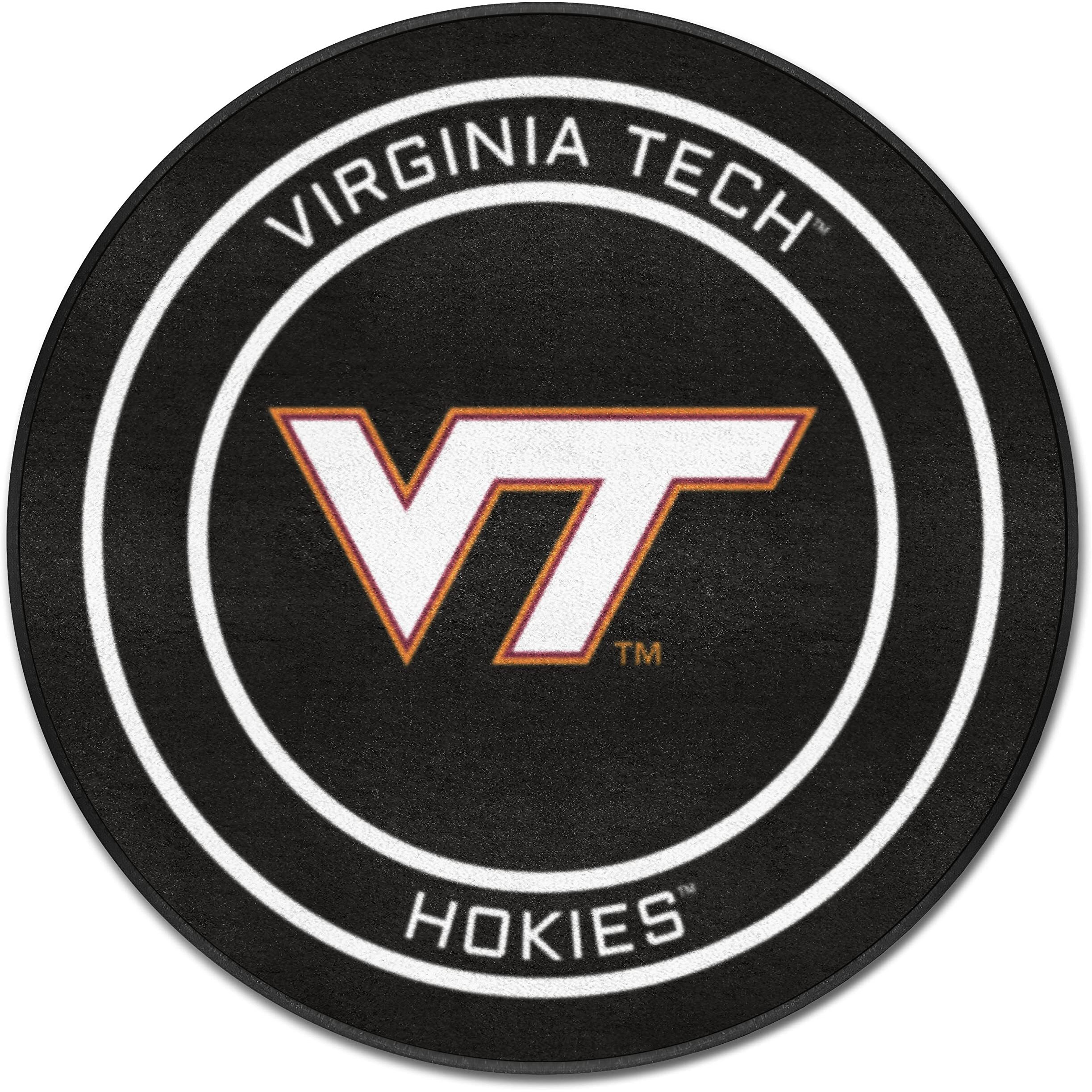 Virginia Tech Hockey Puck Rug - 27in. Diameter