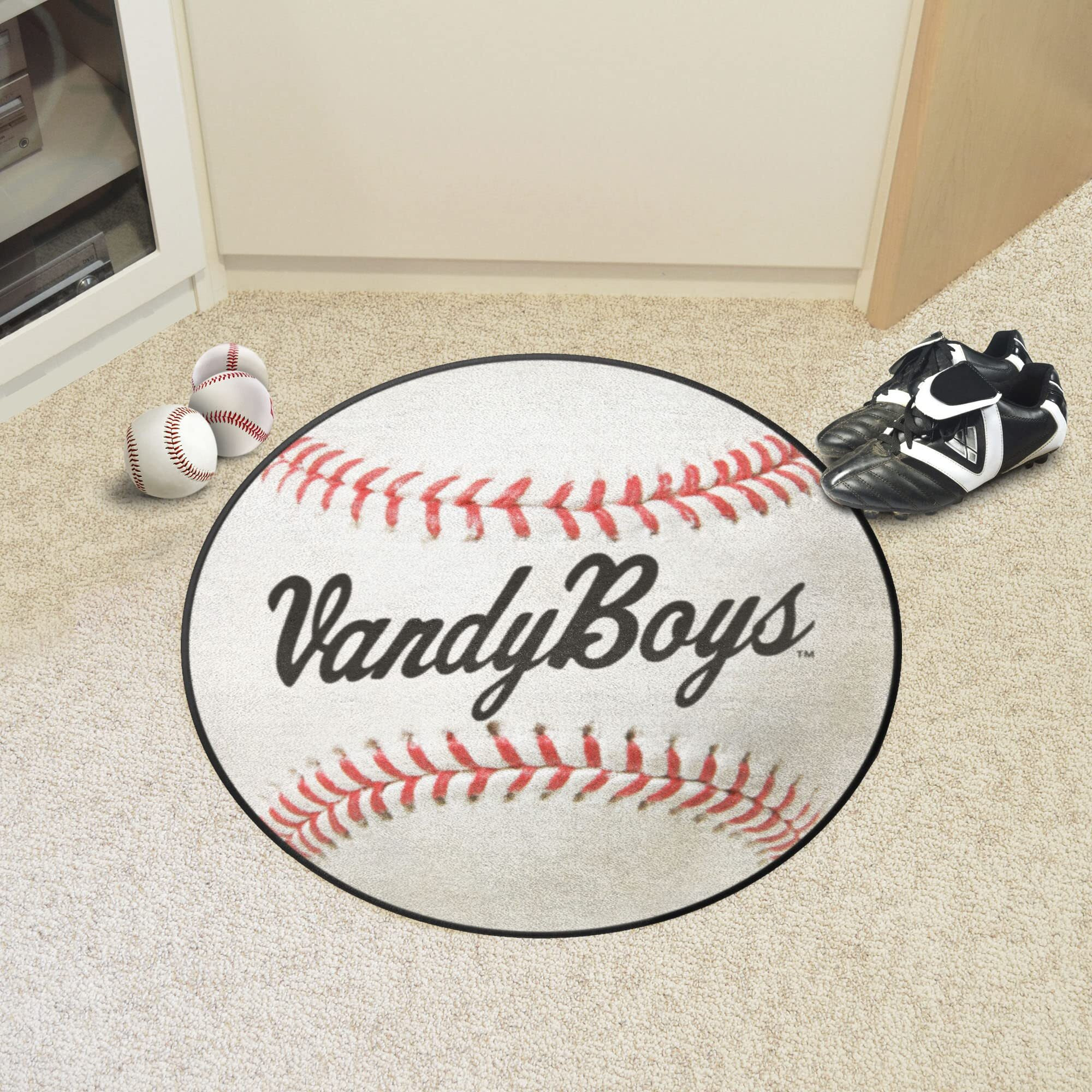 Vanderbilt Commodores Baseball Rug - 27in. Diameter