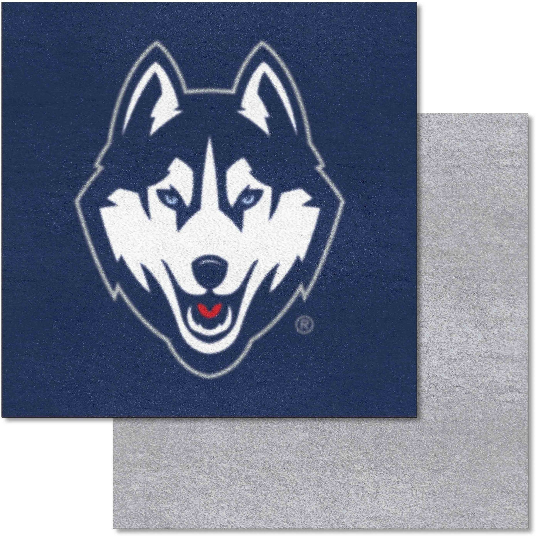 UConn Huskies Team Carpet Tiles - 45 Sq Ft.