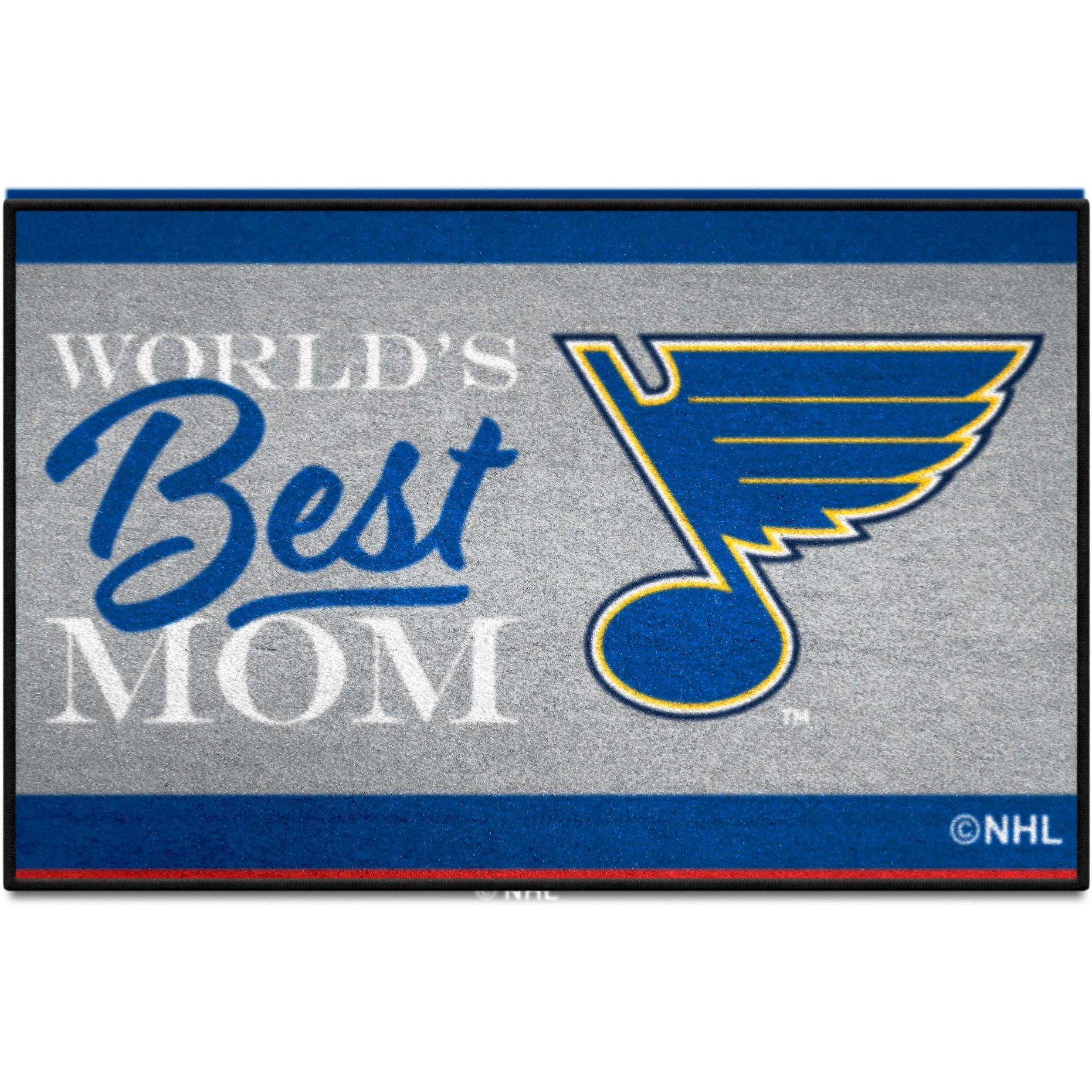 St. Louis Blues World's Best Mom Starter Mat Accent Rug - 19in. x 30in.