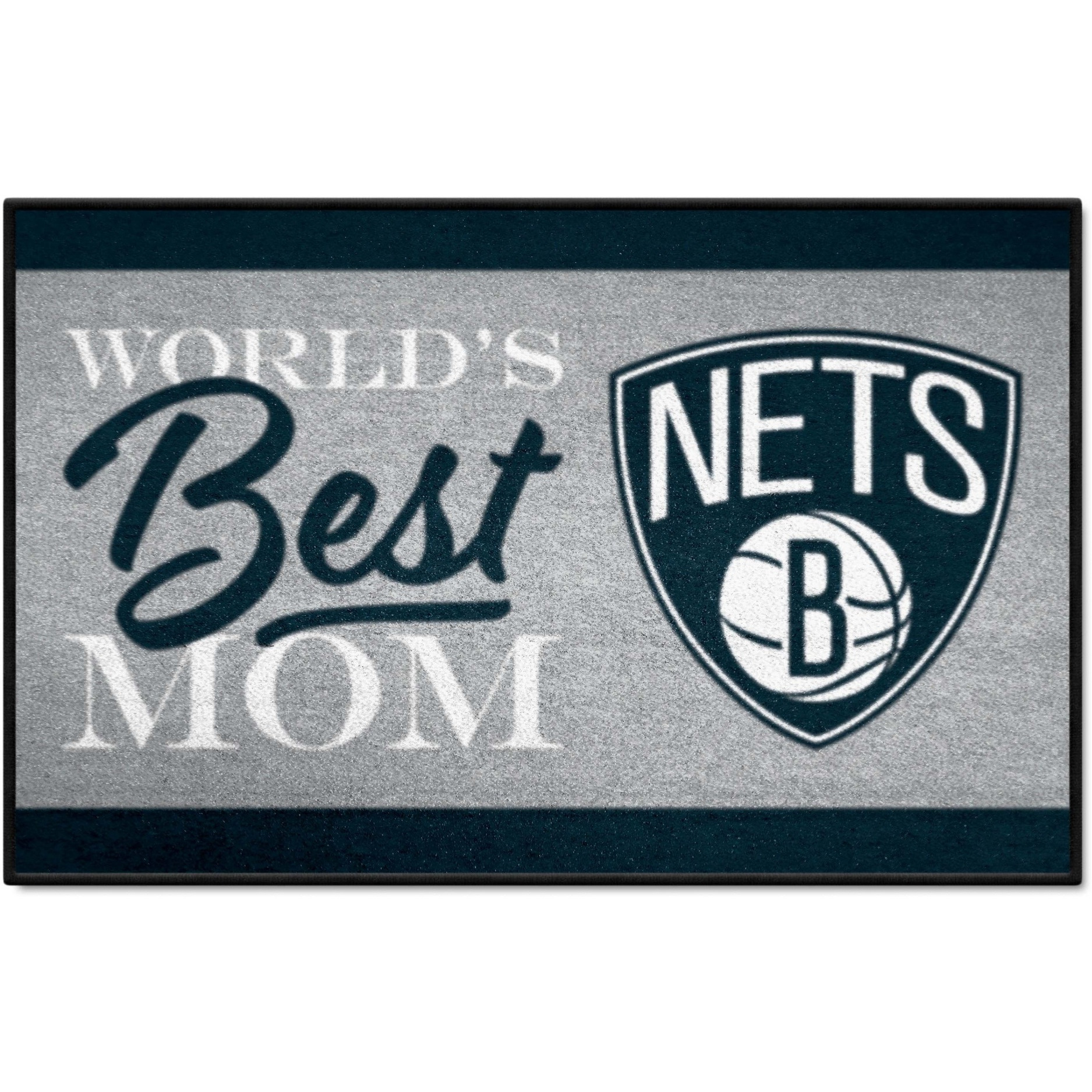 Brooklyn Nets World's Best Mom Starter Mat Accent Rug - 19in. x 30in.