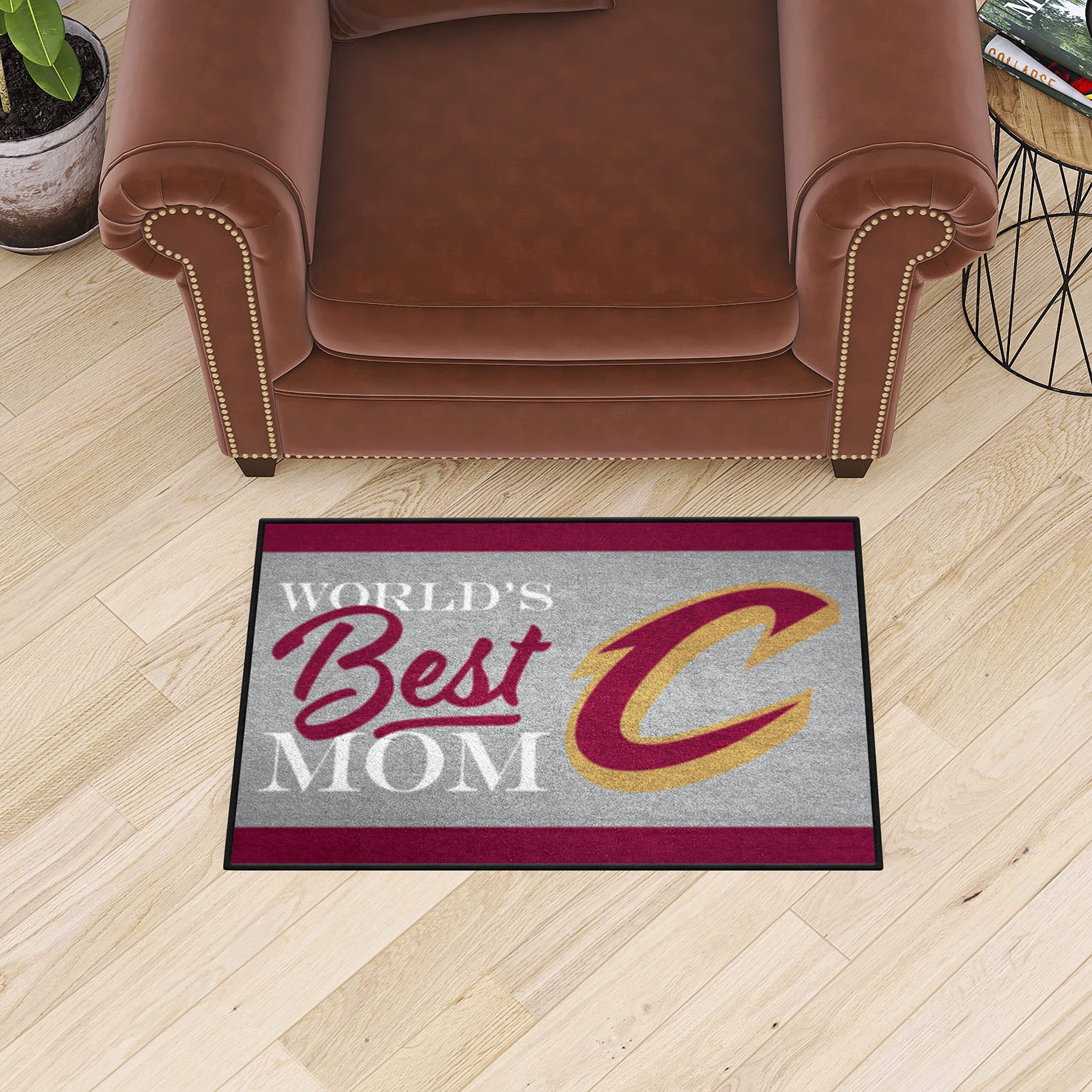 Cleveland Cavaliers World's Best Mom Starter Mat Accent Rug - 19in. x 30in.