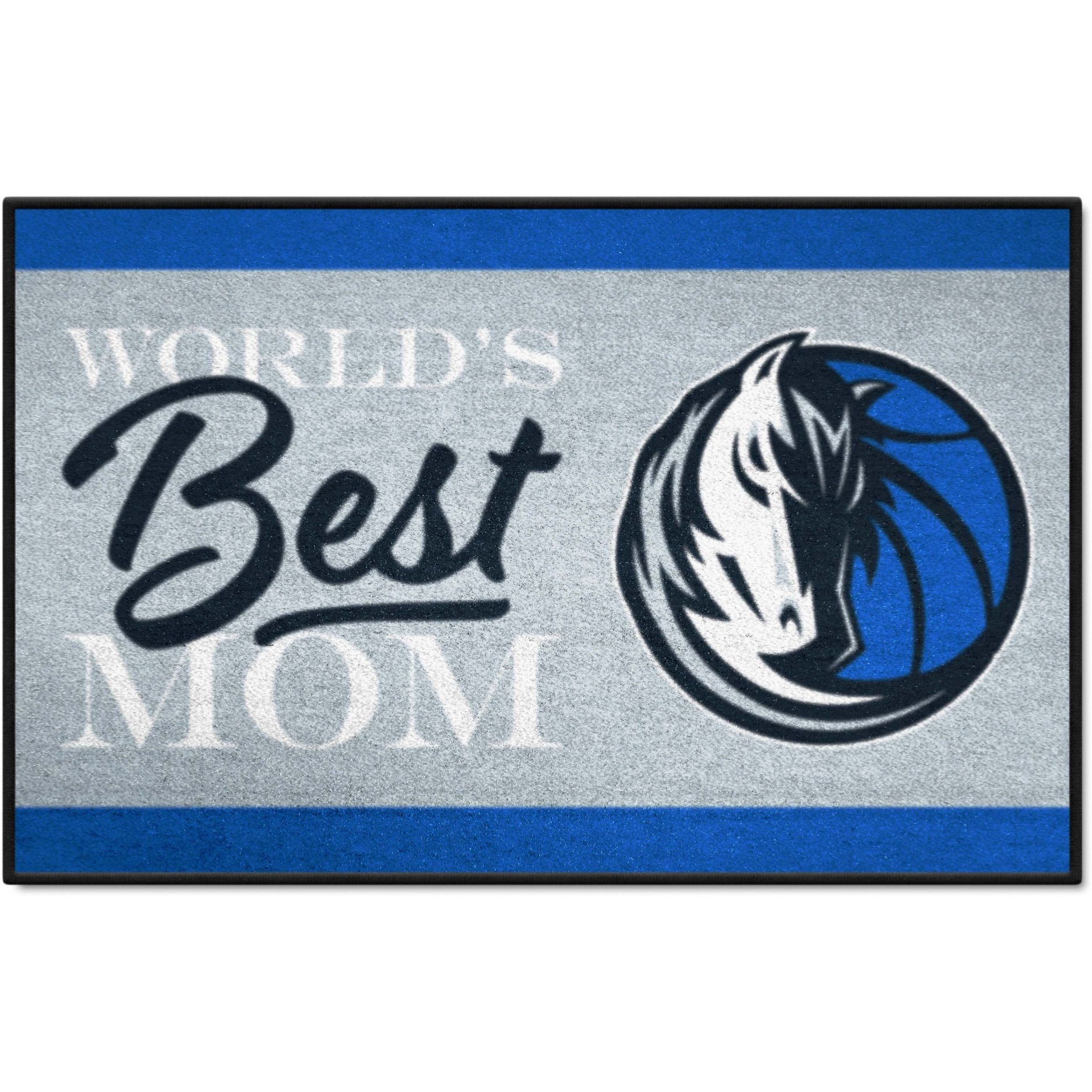 Dallas Mavericks World's Best Mom Starter Mat Accent Rug - 19in. x 30in.