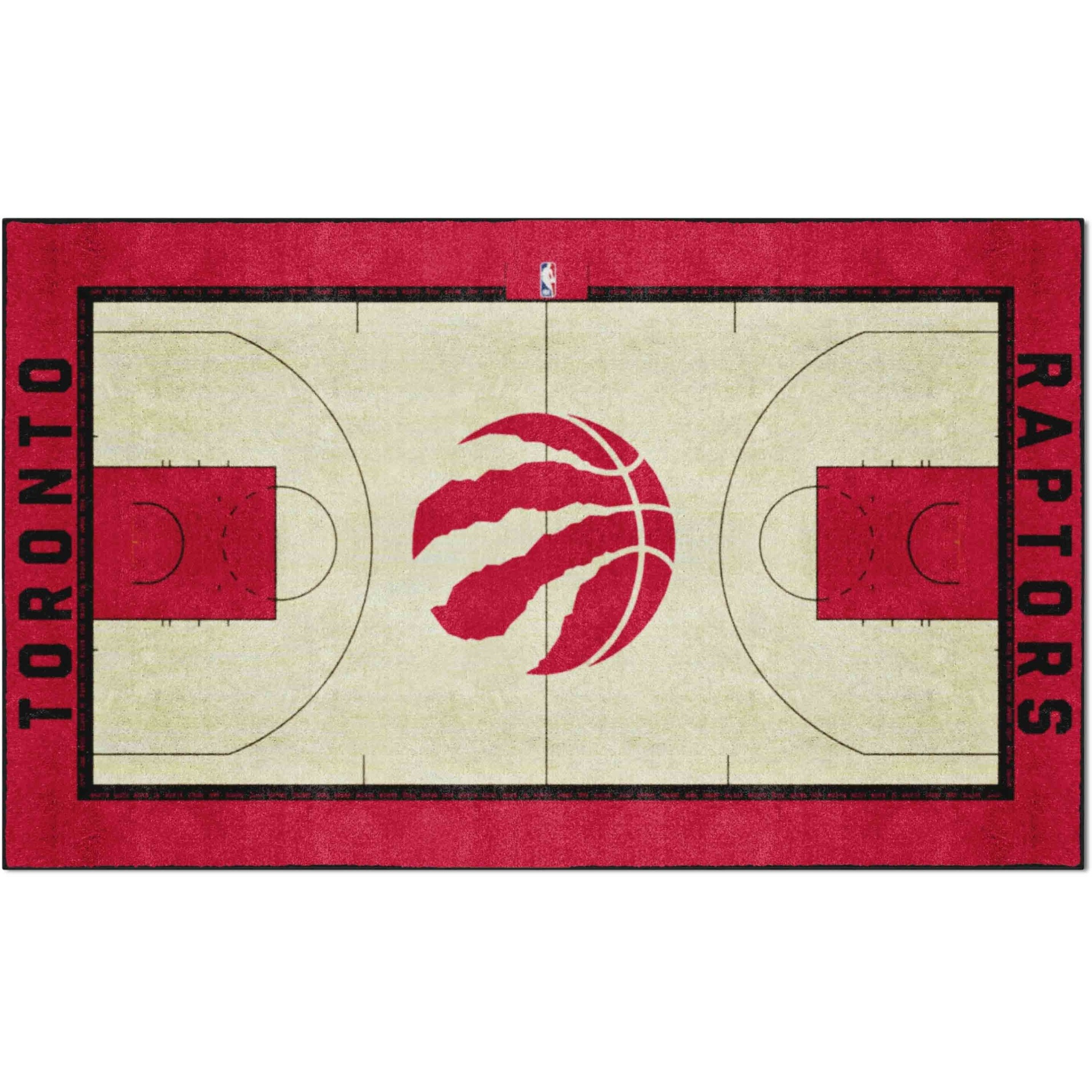 Toronto Raptors 6 ft. x 10 ft. Plush Area Rug