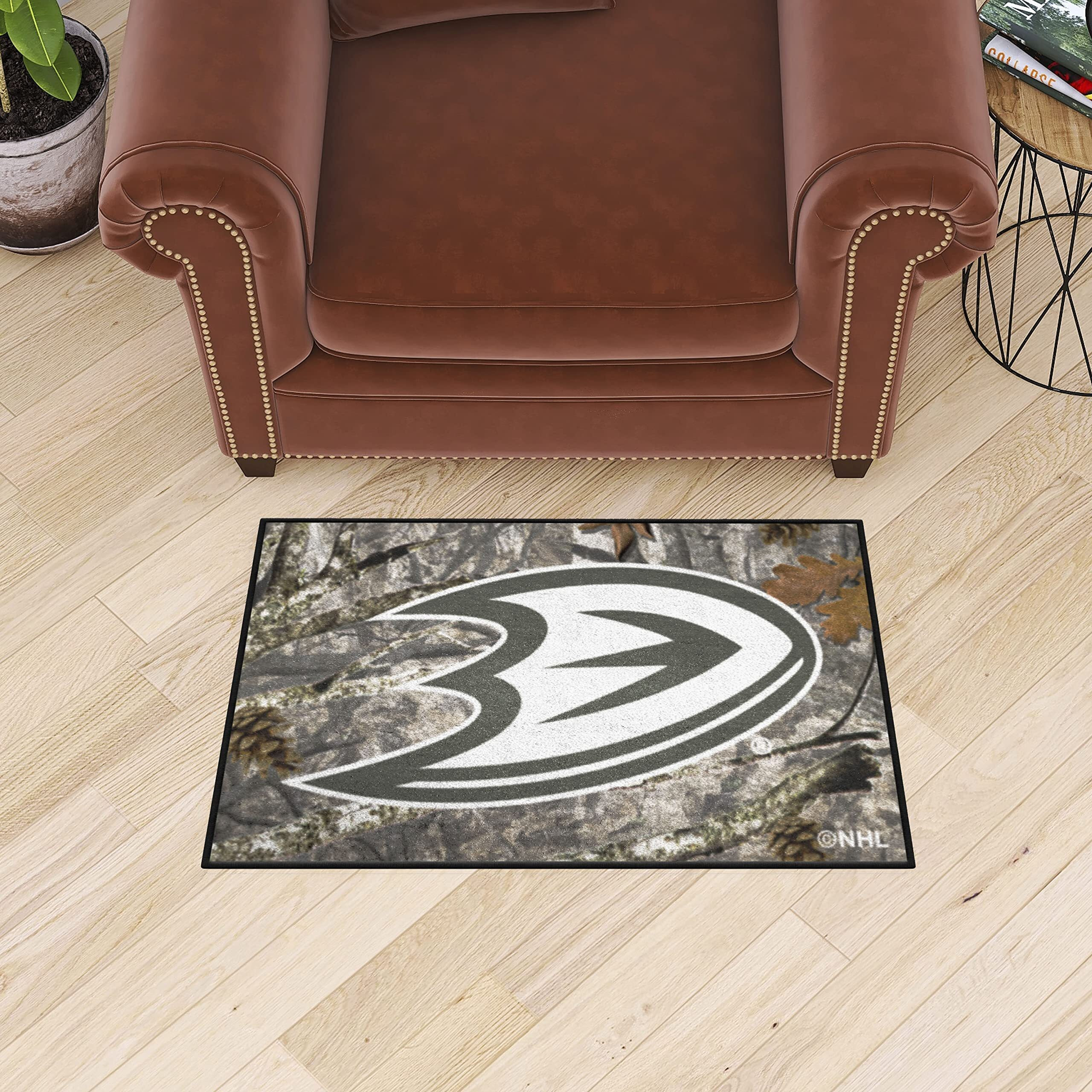 Anaheim Ducks Camo Starter Mat Accent Rug - 19in. x 30in.