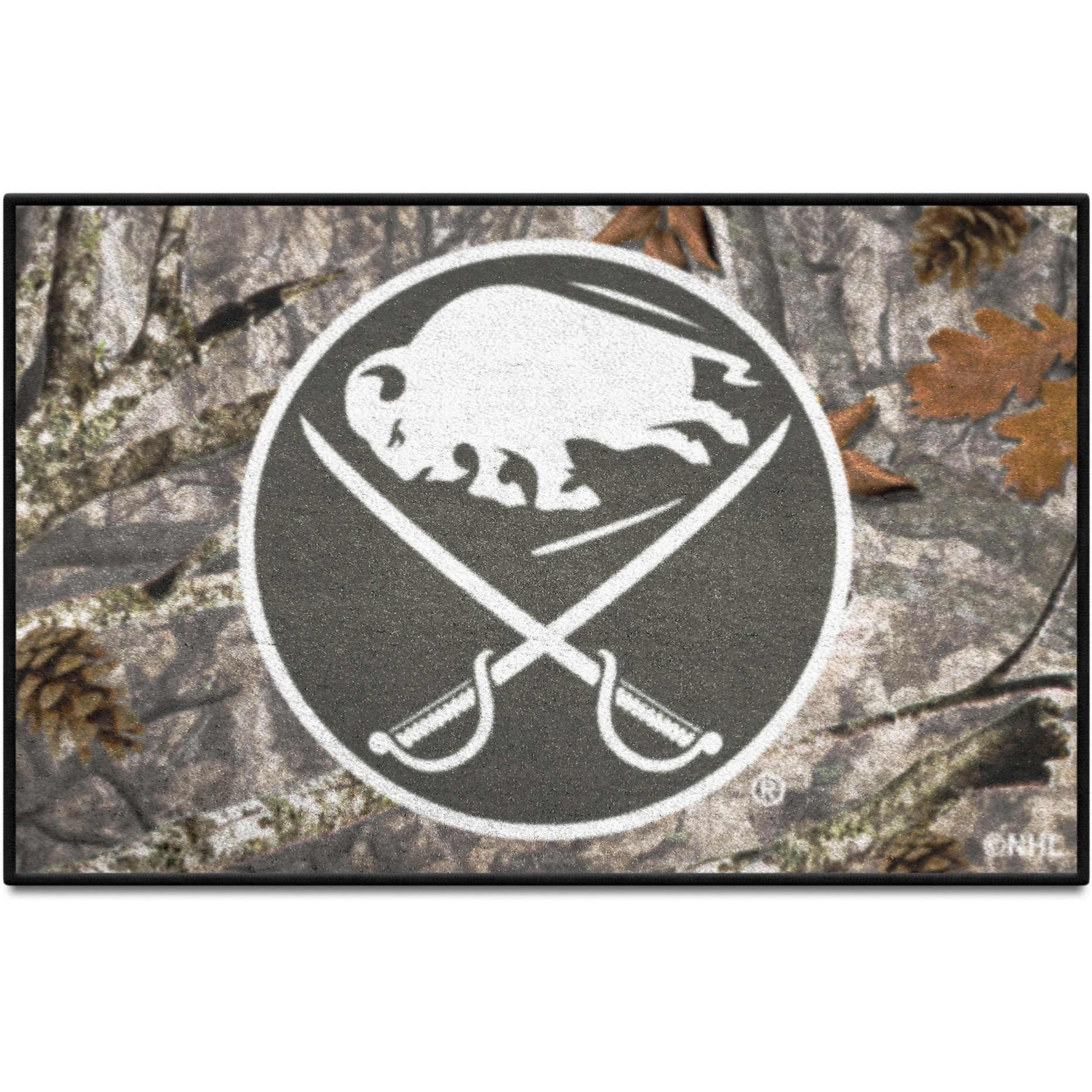 Buffalo Sabres Camo Starter Mat Accent Rug - 19in. x 30in.
