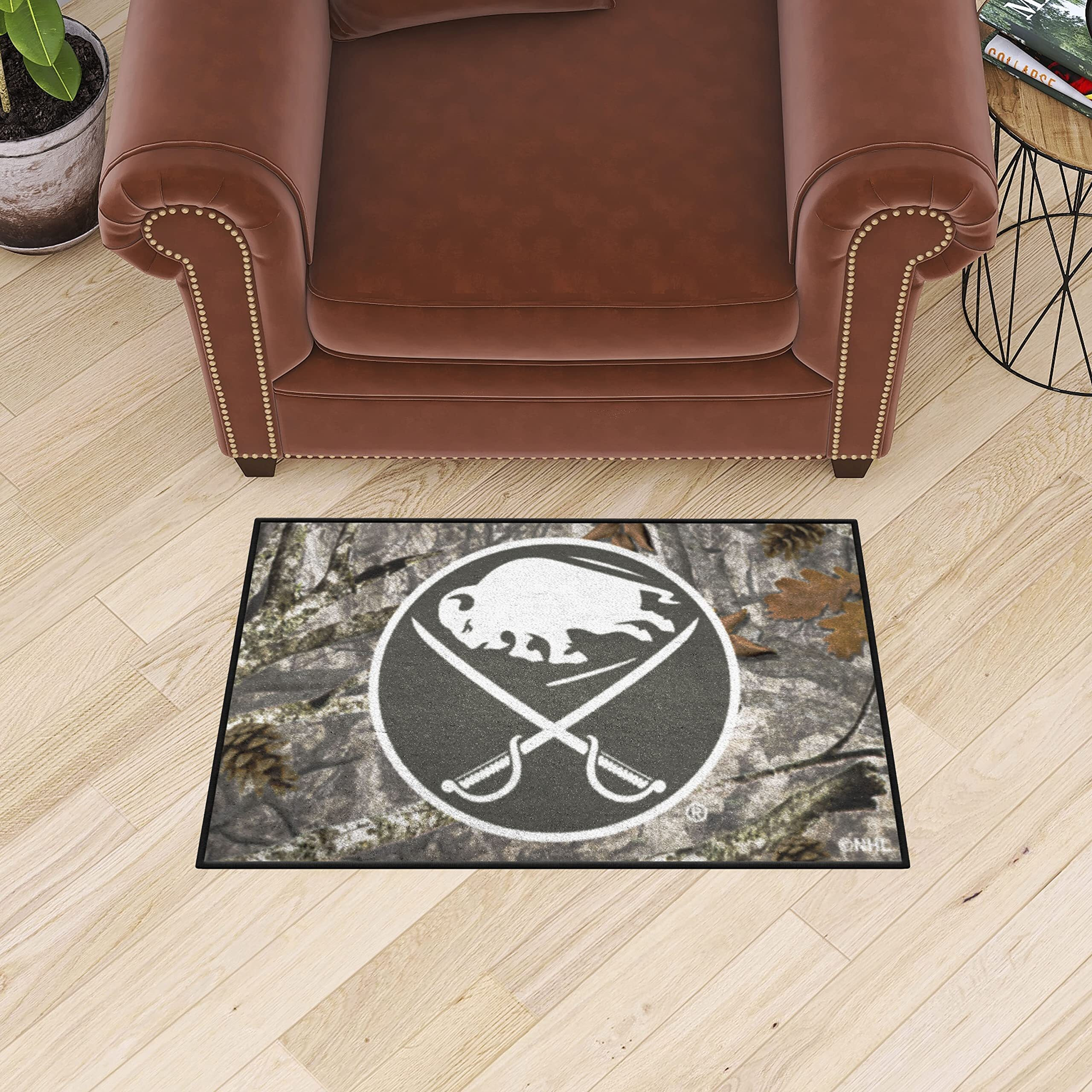 Buffalo Sabres Camo Starter Mat Accent Rug - 19in. x 30in.