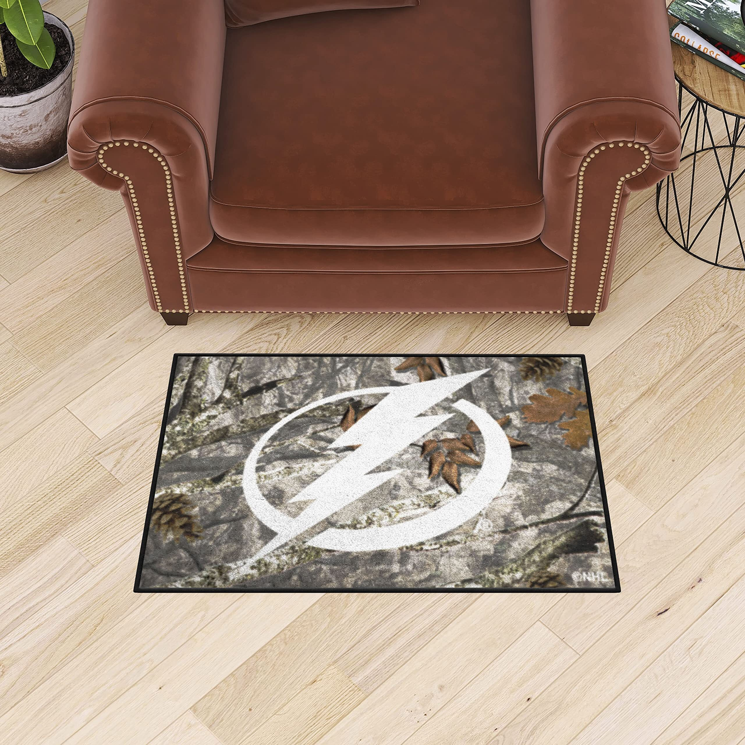 Tampa Bay Lightning Camo Starter Mat Accent Rug - 19in. x 30in.