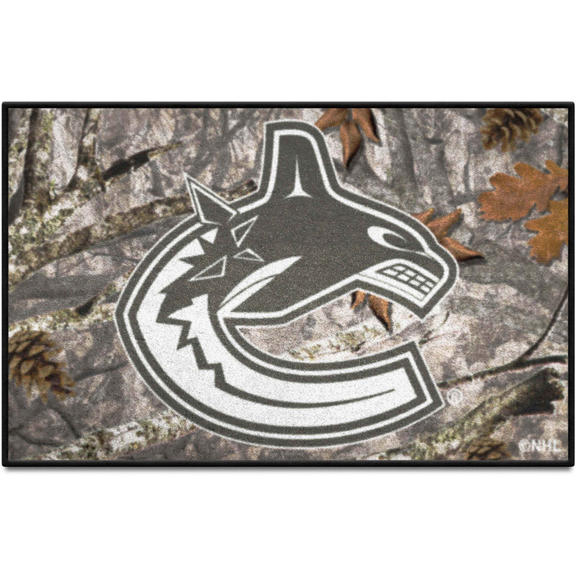Vancouver Canucks Camo Starter Mat Accent Rug - 19in. x 30in.