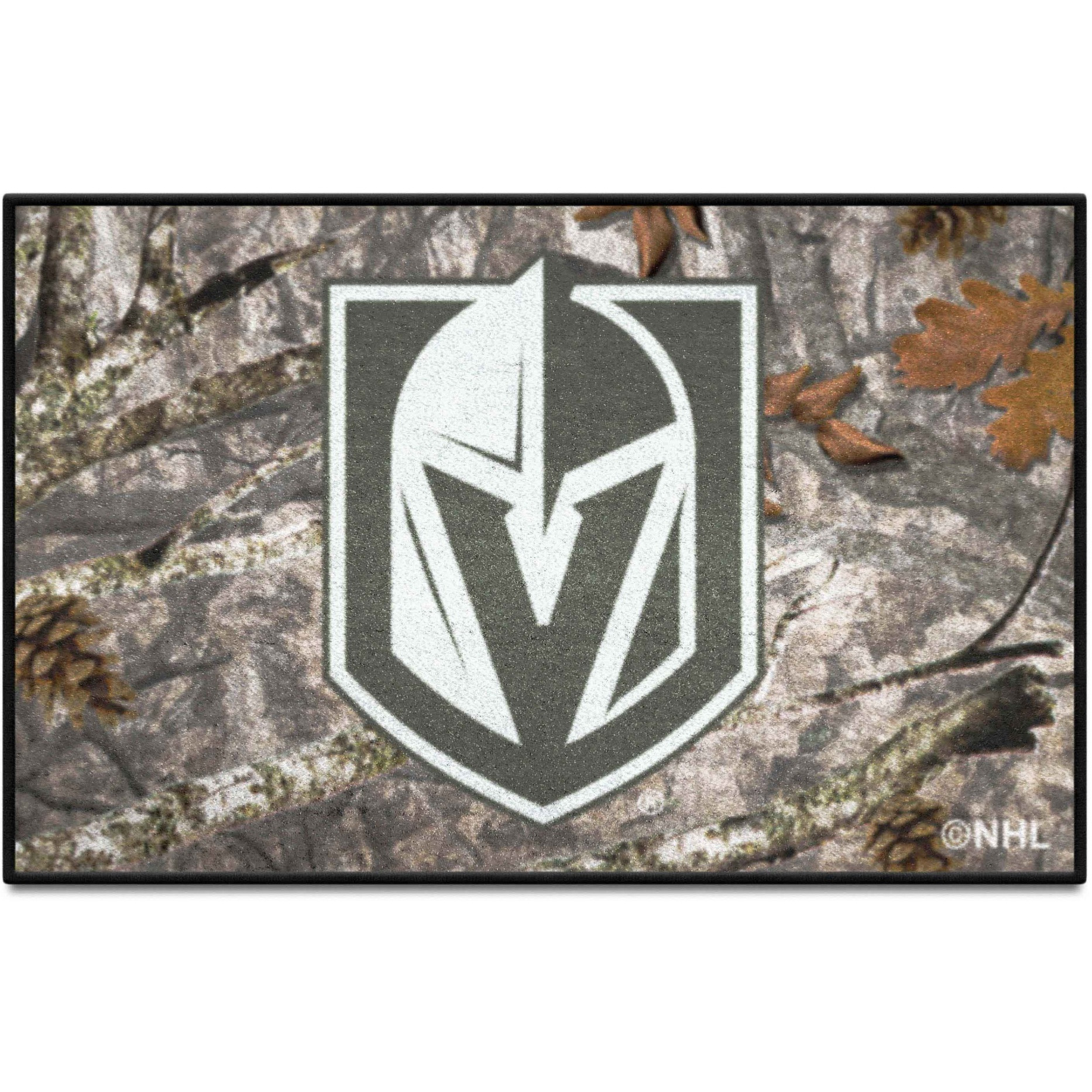 Vegas Golden Knights Camo Starter Mat Accent Rug - 19in. x 30in.