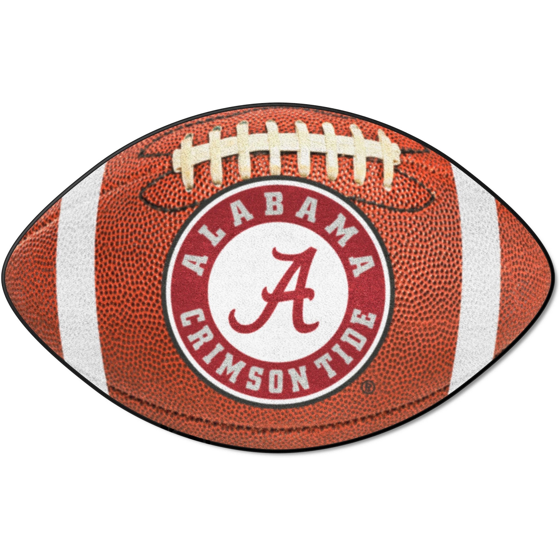 Alabama Crimson Tide Football Rug - 20.5in. x 32.5in.