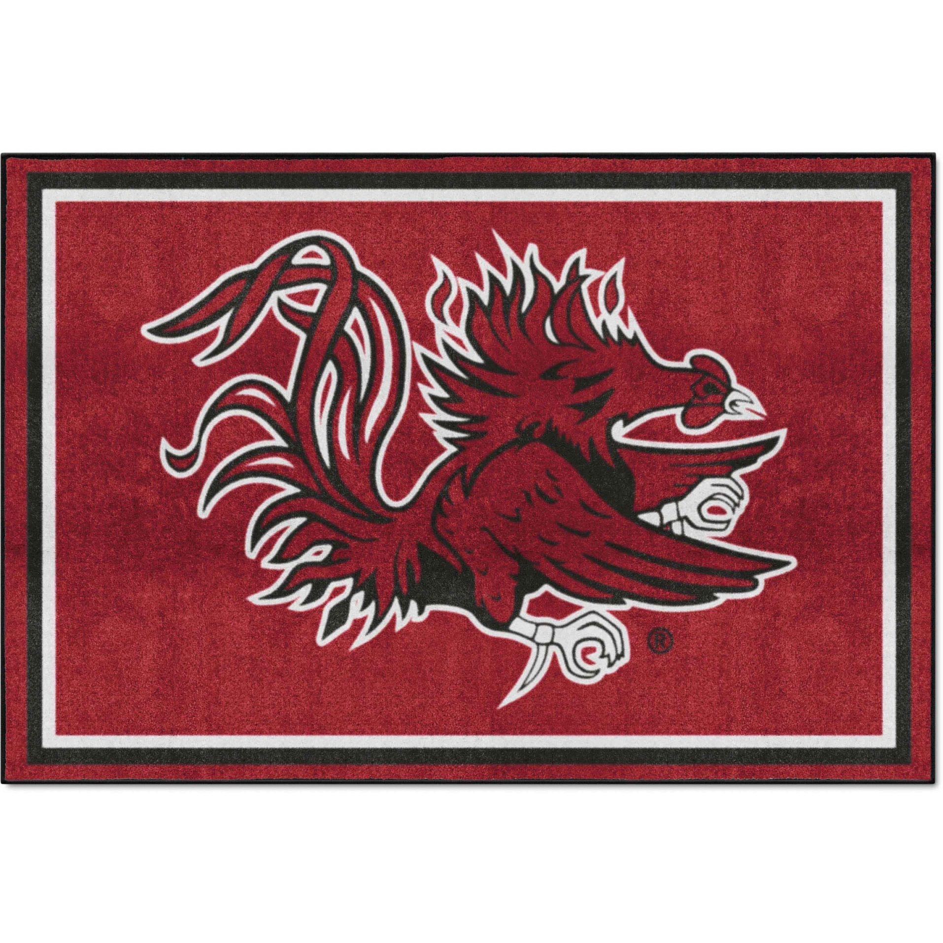 South Carolina Gamecocks 5ft. x 8 ft. Plush Area Rug