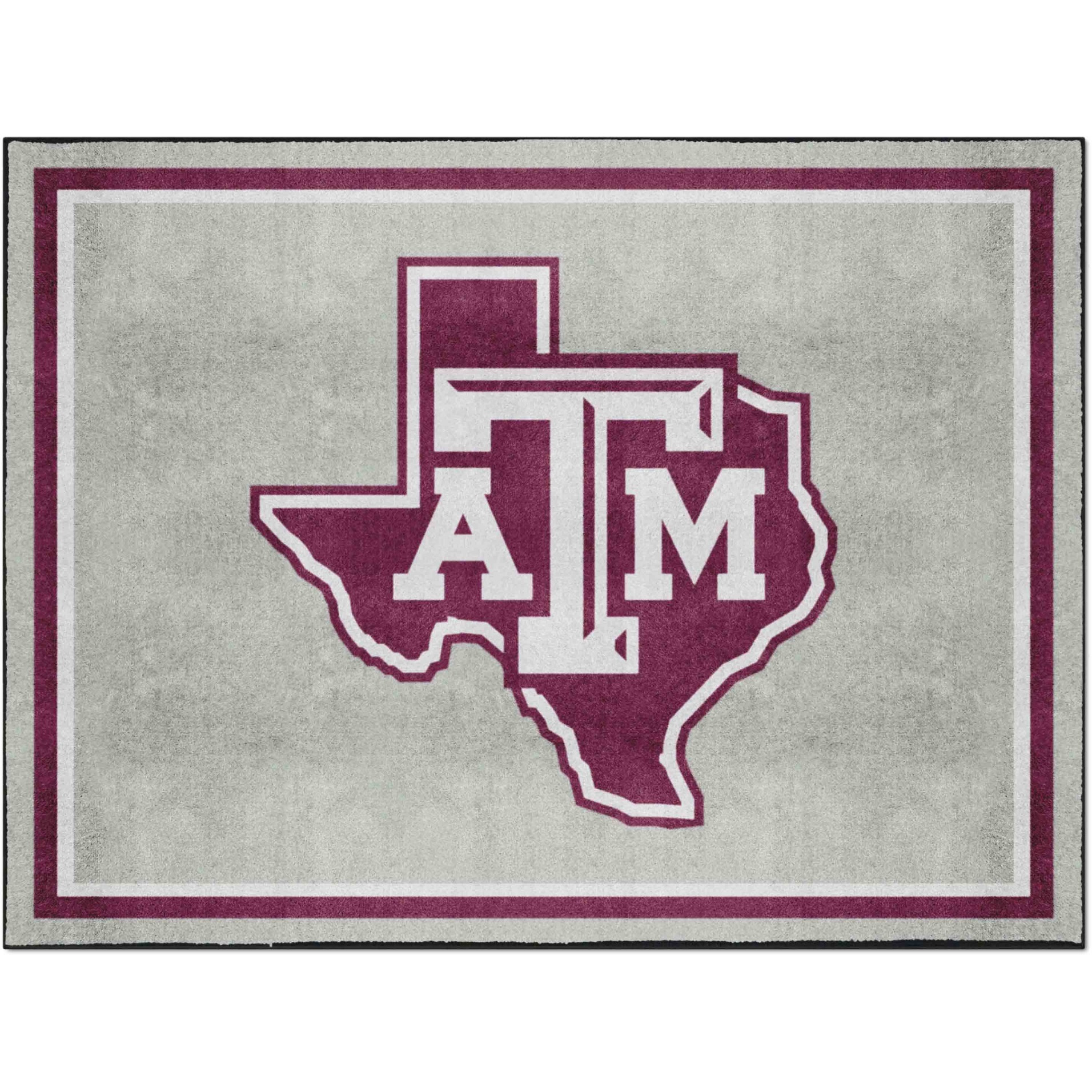 Texas A&M Aggies 8ft. x 10 ft. Plush Area Rug, Gary