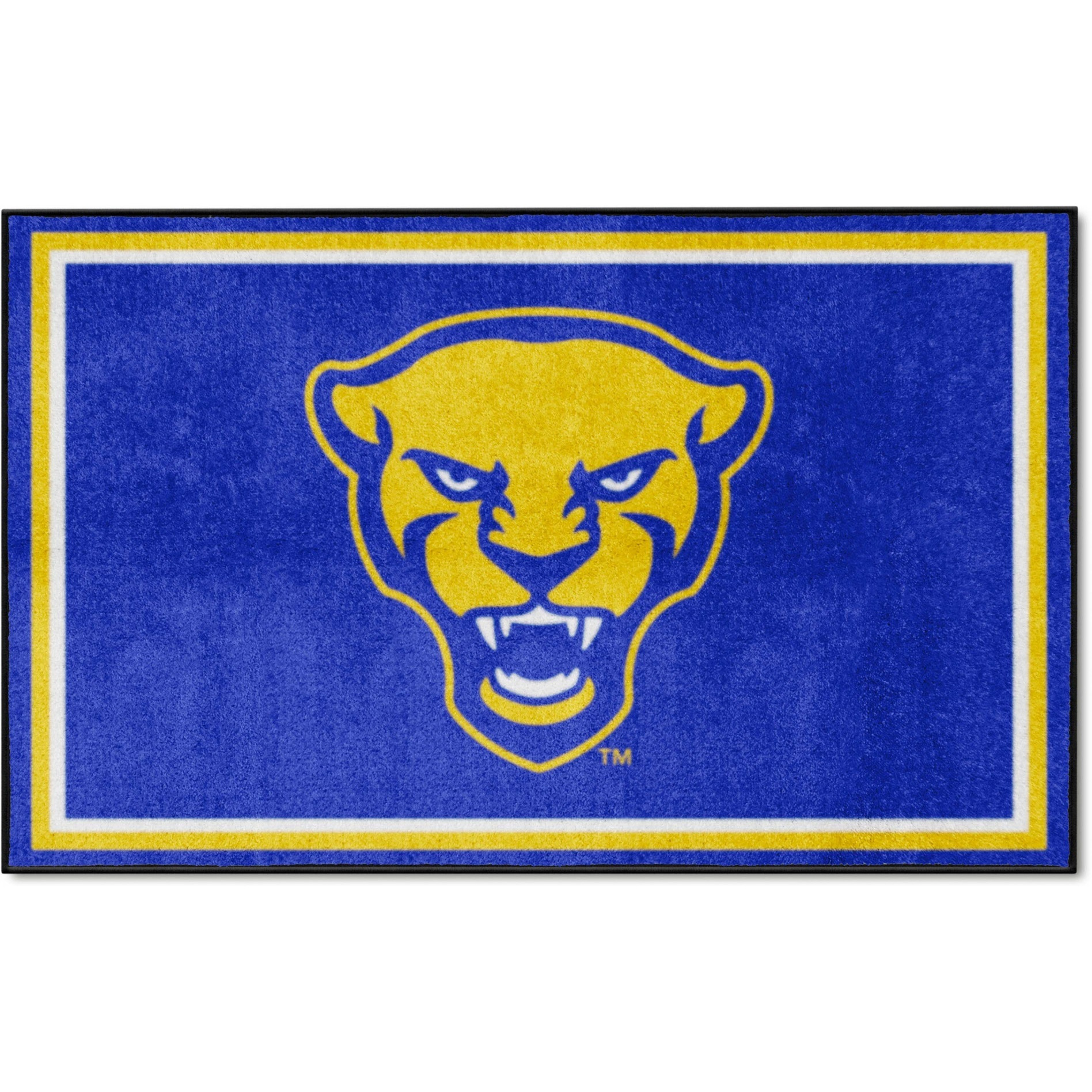 Pitt Panthers 4ft. x 6ft. Plush Area Rug, Panther Logo