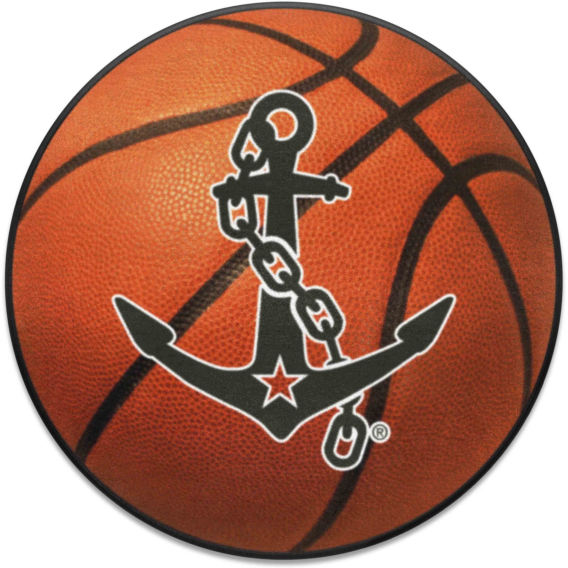 Vanderbilt Commodores Basketball Rug, Anchor Logo - 27in. Diameter