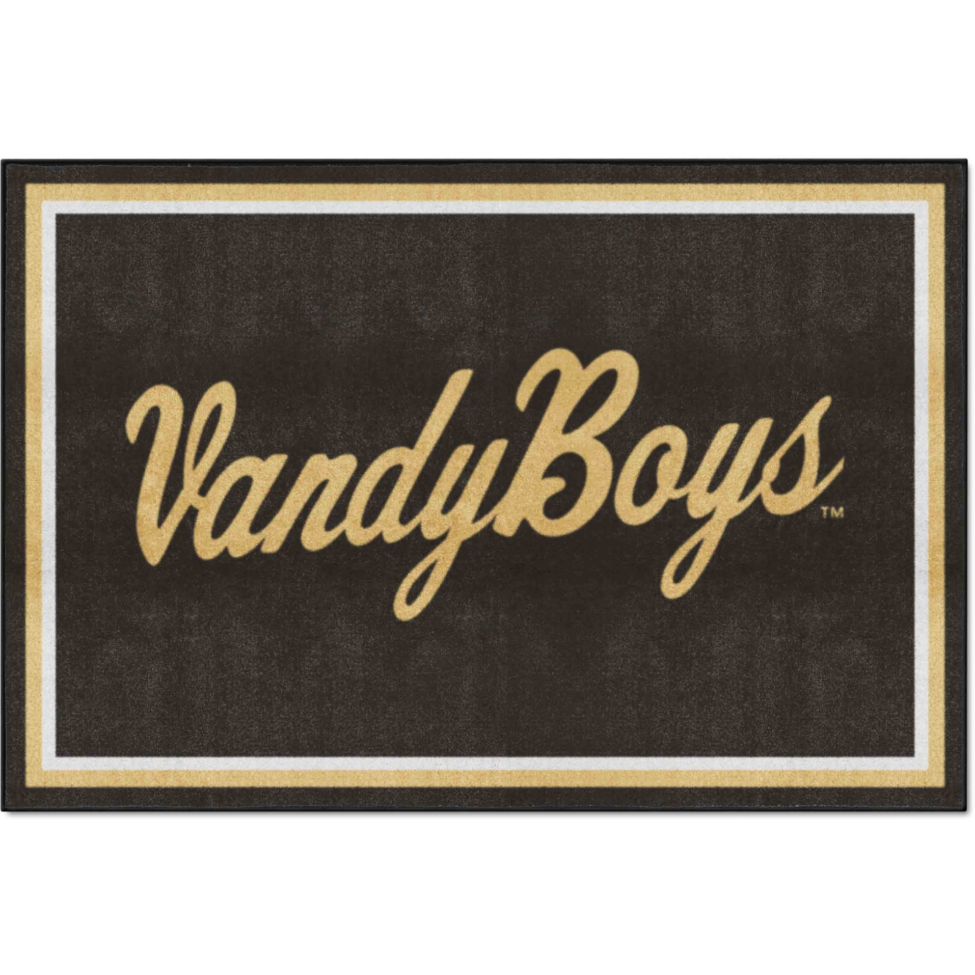 Vanderbilt Commodores 5ft. x 8 ft. Plush Area Rug, Vandy Boys