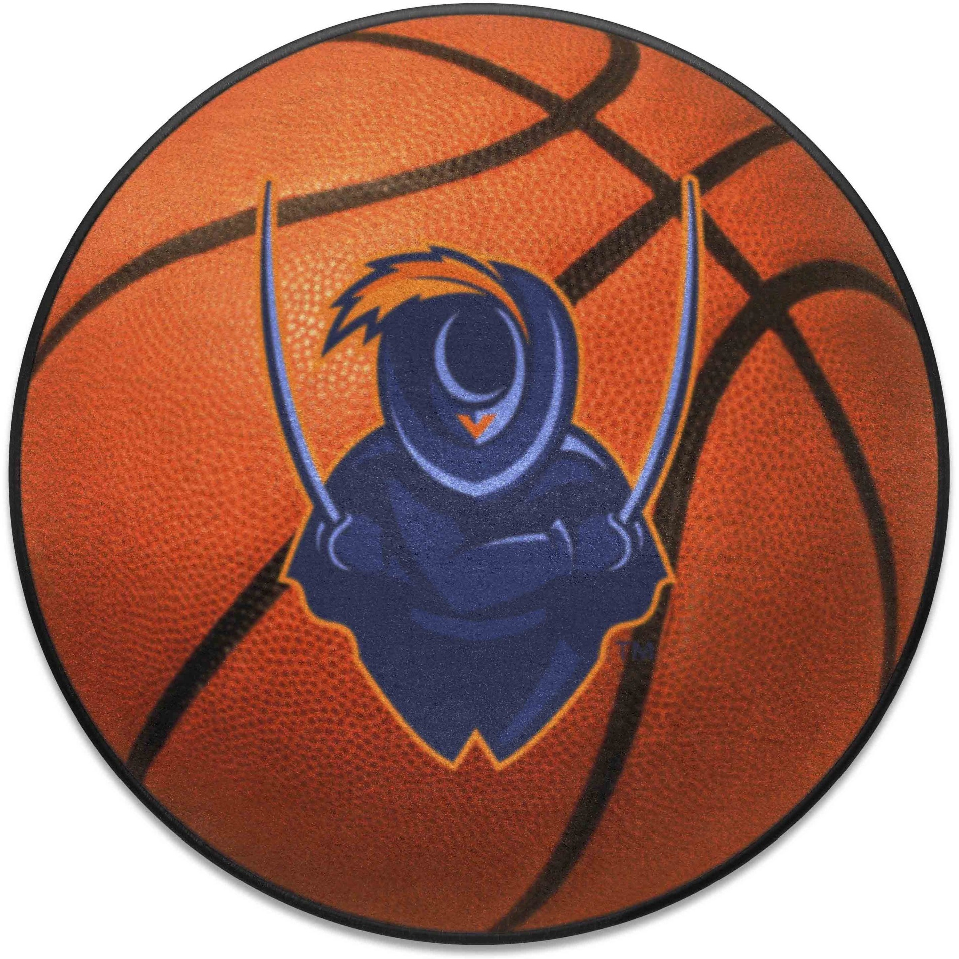 Virginia Cavaliers Basketball Rug - 27in. Diameter