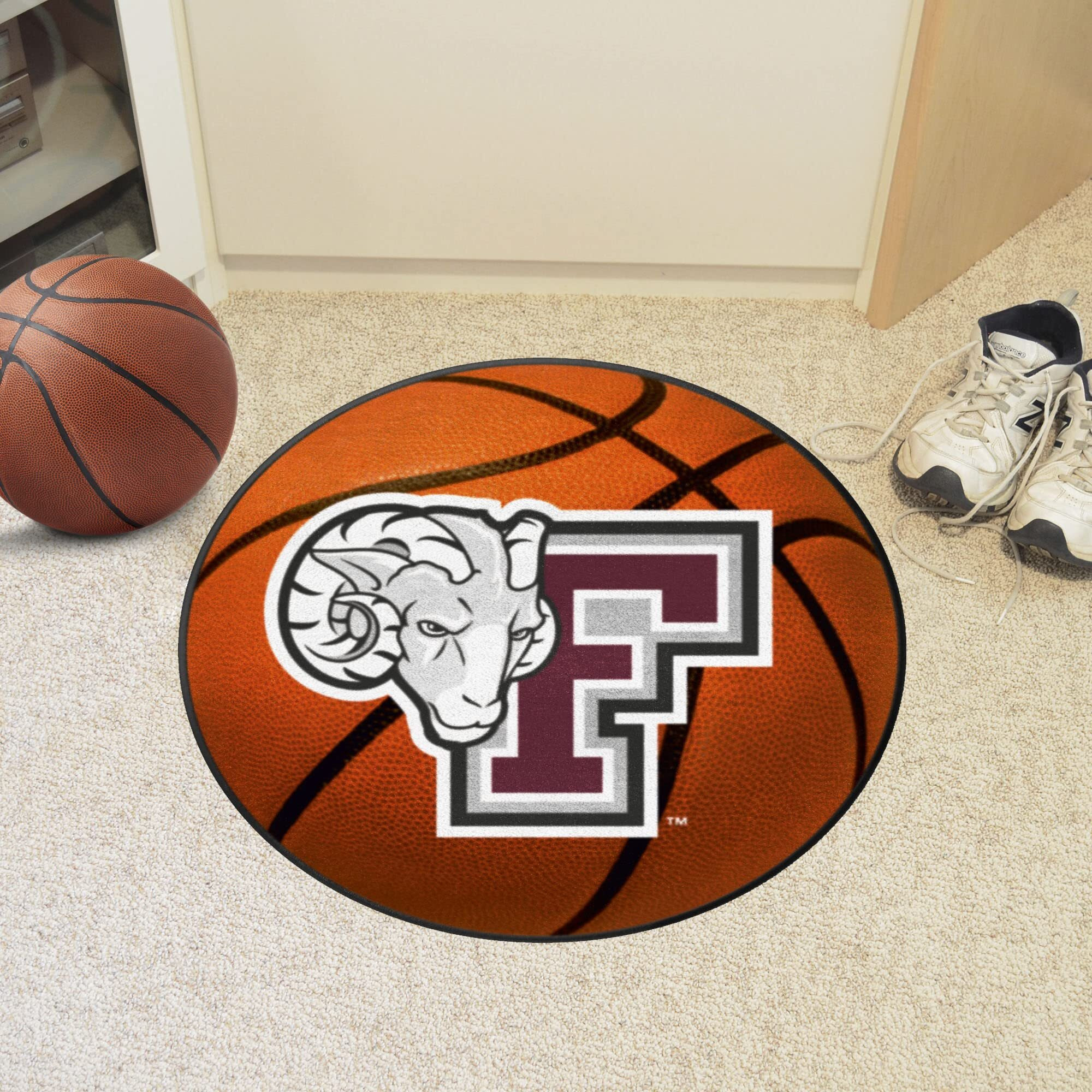 Virginia Tech Hokies Basketball Rug, Hokie Bird Logo - 27in. Diameter