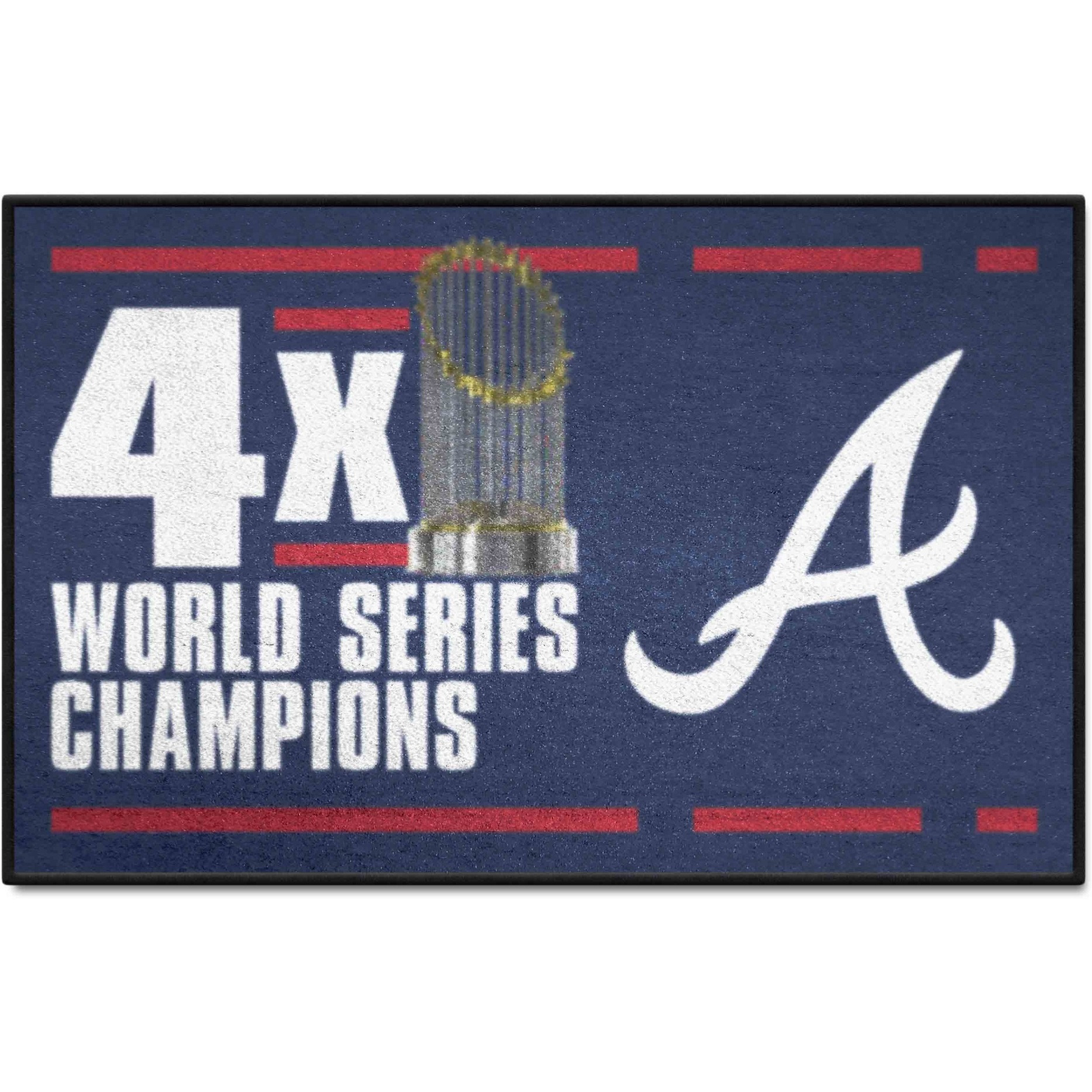 Atlanta Braves Dynasty Starter Mat Accent Rug - 19in. x 30in.