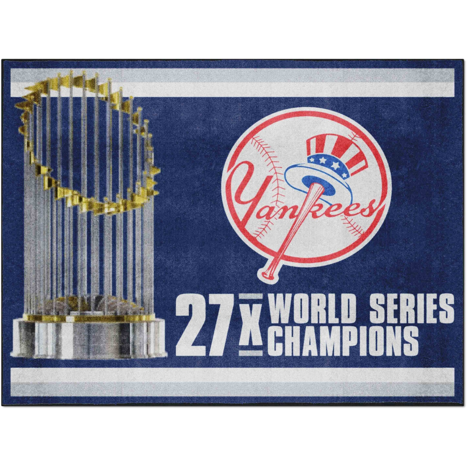 New York Yankees Dynasty 8ft. x 10 ft. Plush Area Rug