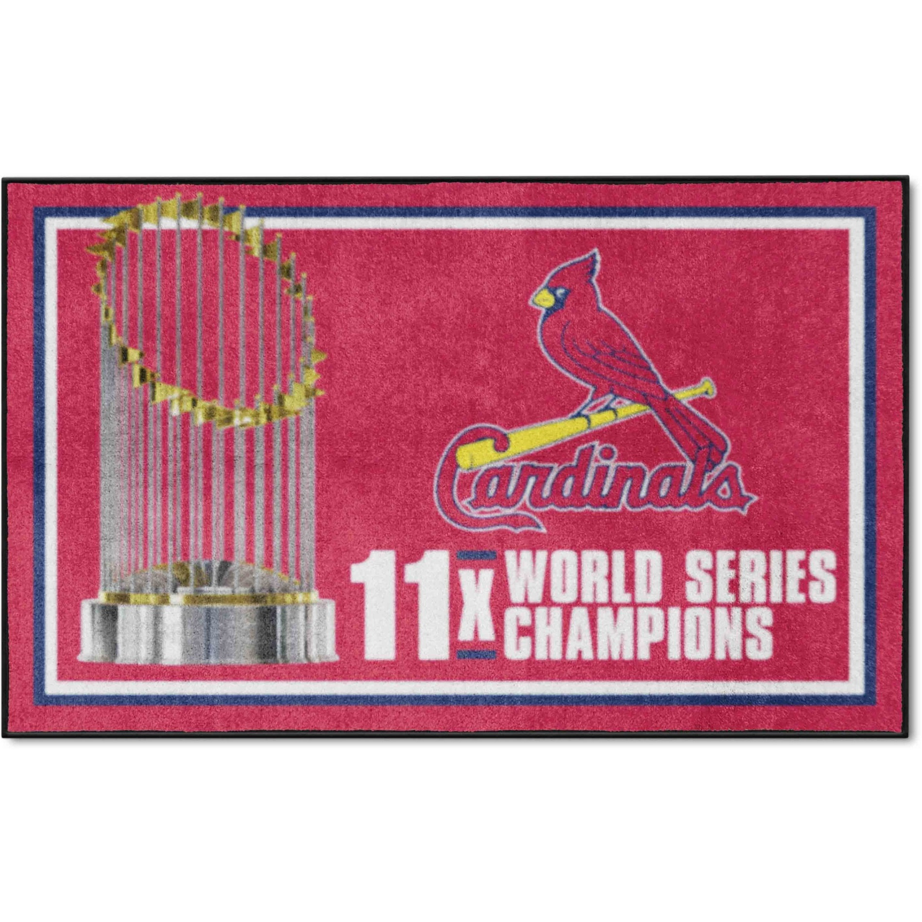 St. Louis Cardinals Dynasty 4ft. x 6ft. Plush Area Rug