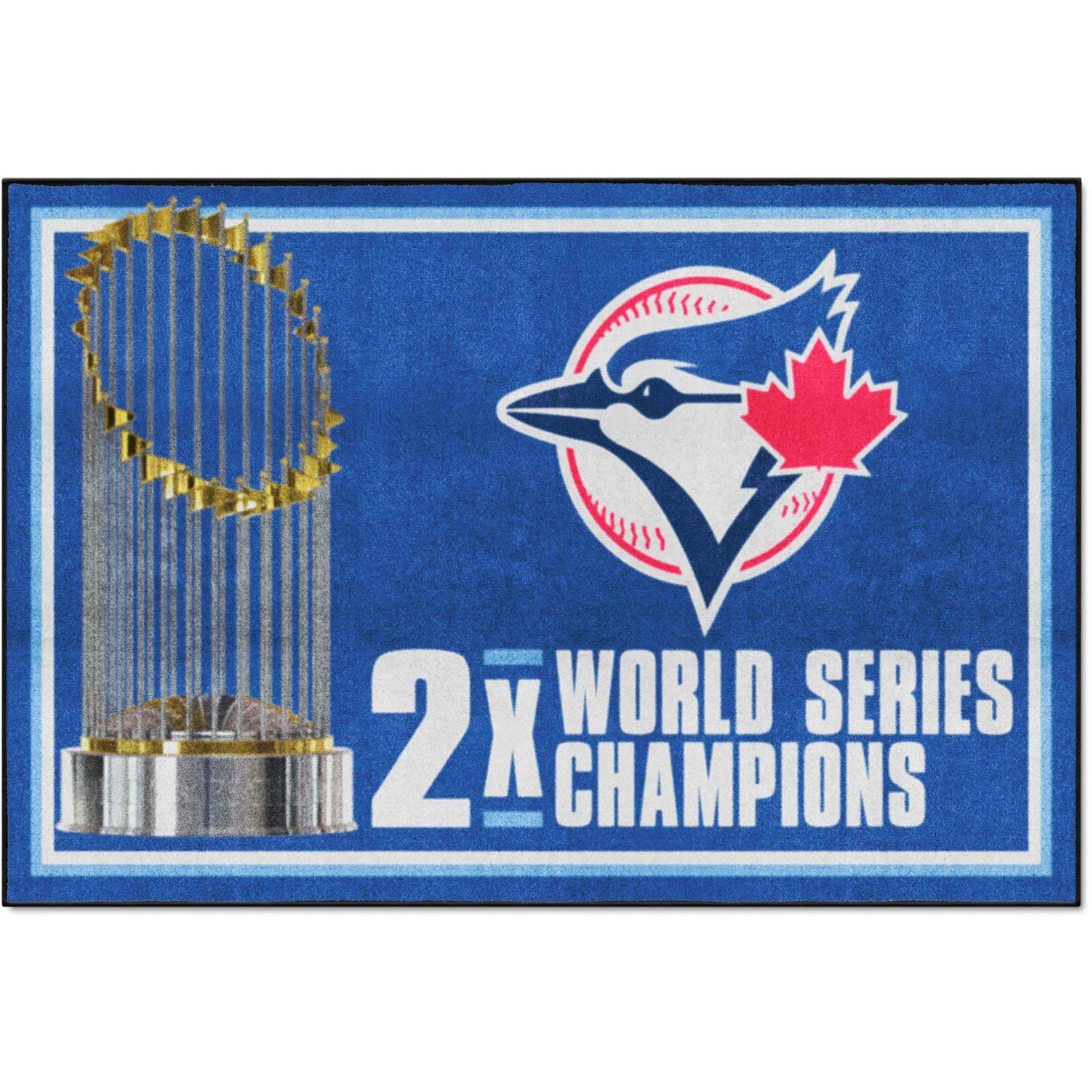 Toronto Blue Jays Dynasty 5ft. x 8 ft. Plush Area Rug