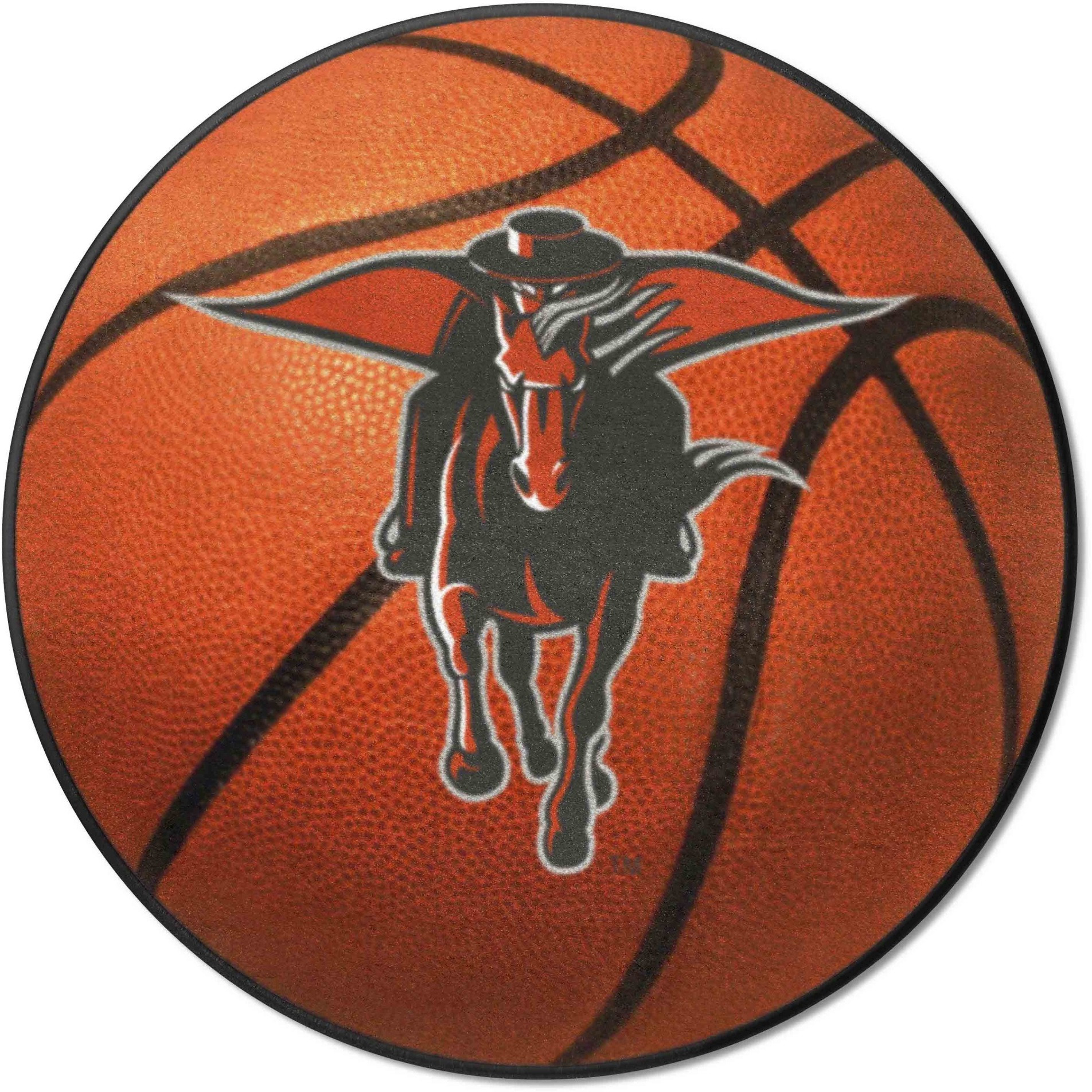 Texas Tech Red Raiders Basketball Rug - 27in. Diameter