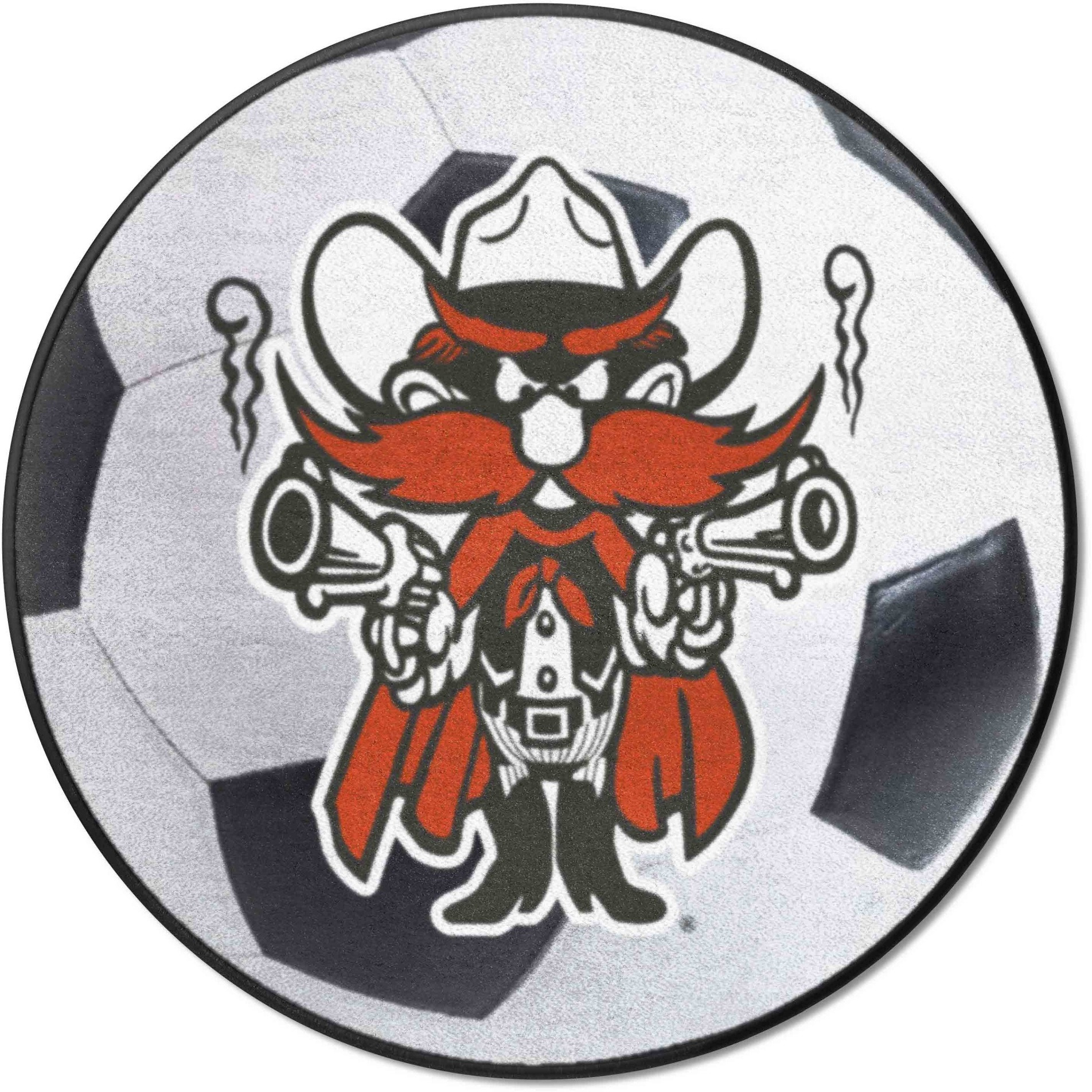 Texas Tech Red Raiders Soccer Ball Rug - 27in. Diameter