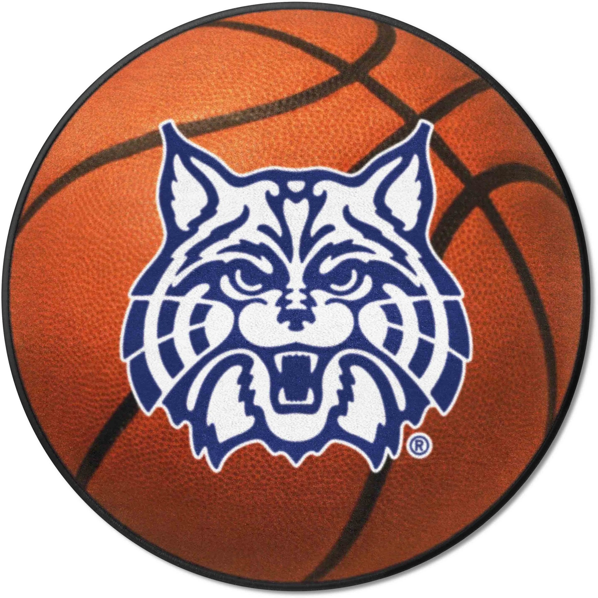 Arizona Wildcats Basketball Rug - 27in. Diameter