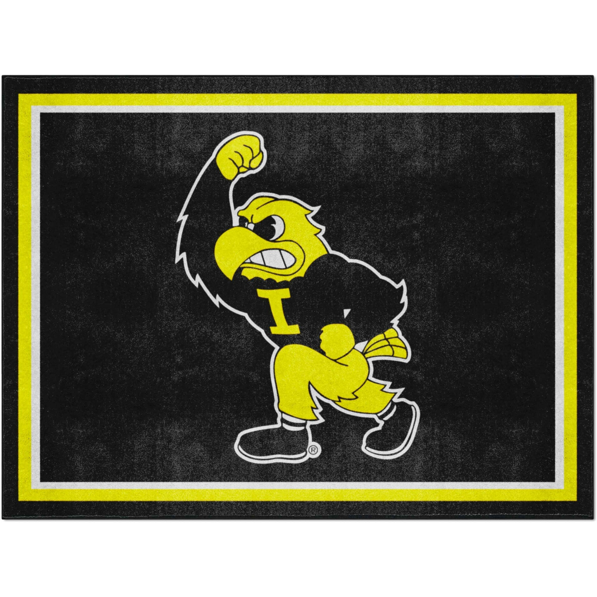 Iowa Hawkeyes 8ft. x 10 ft. Plush Area Rug