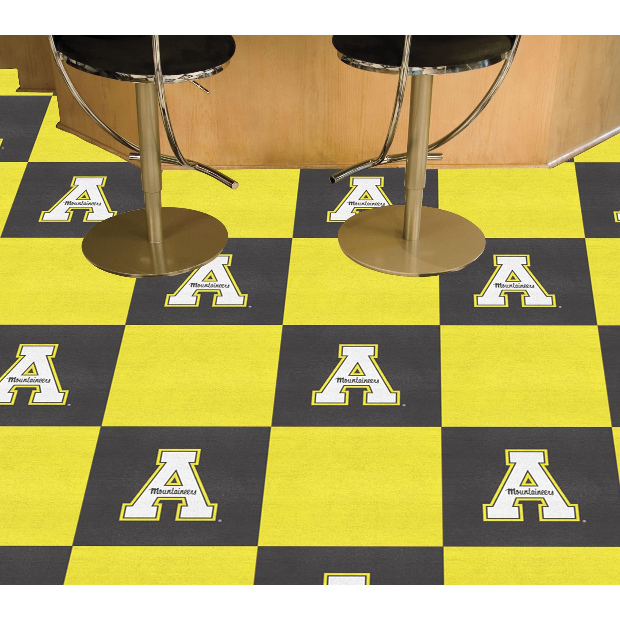 Appalachian State Mountaineers Team Carpet Tiles - 45 Sq Ft.