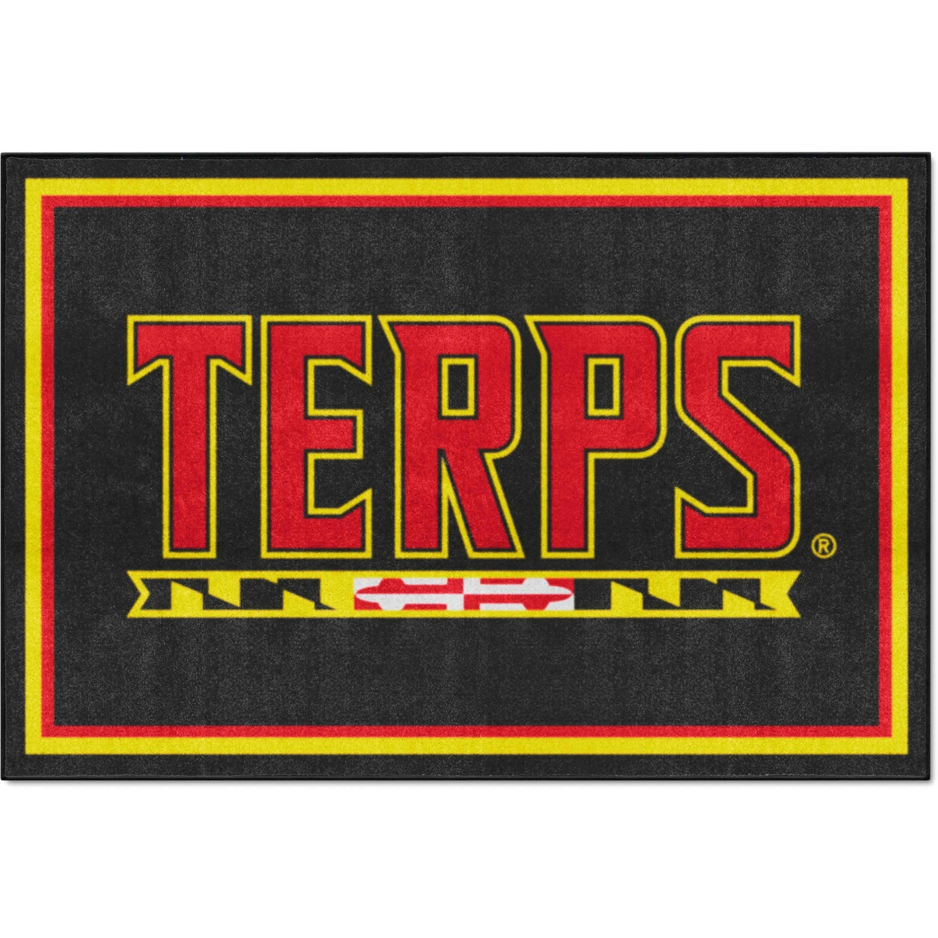Maryland Terrapins 5ft. x 8 ft. Plush Area Rug