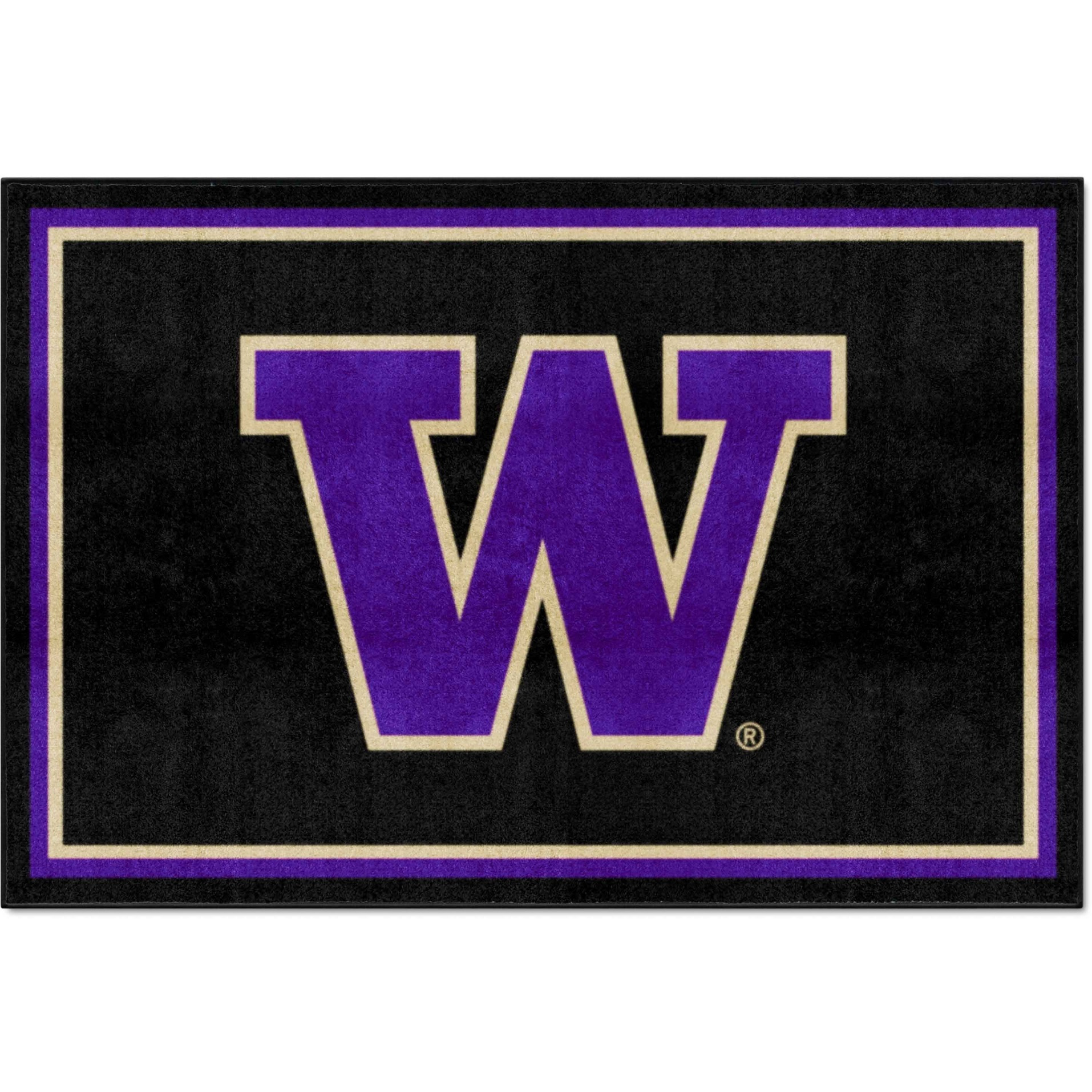 Washington Huskies 5ft. x 8 ft. Plush Area Rug