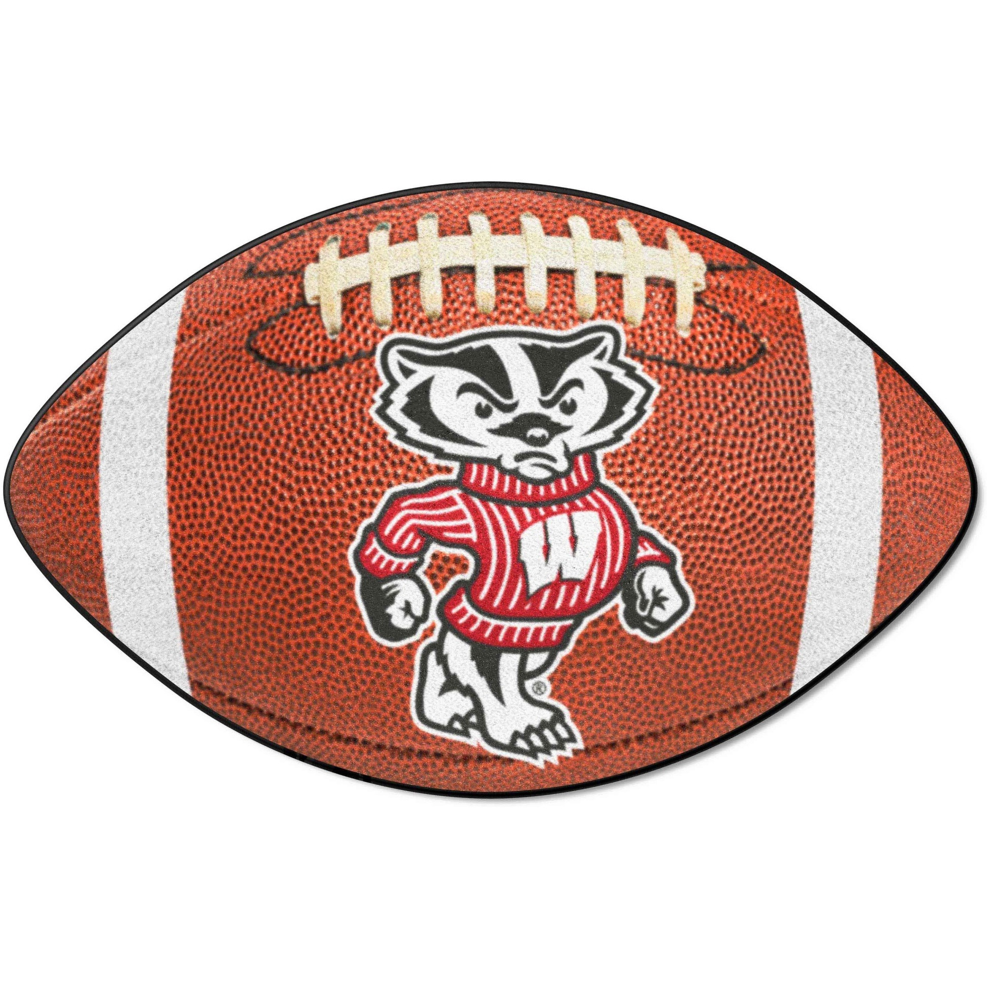 Wisconsin Badgers Football Rug - 20.5in. x 32.5in.