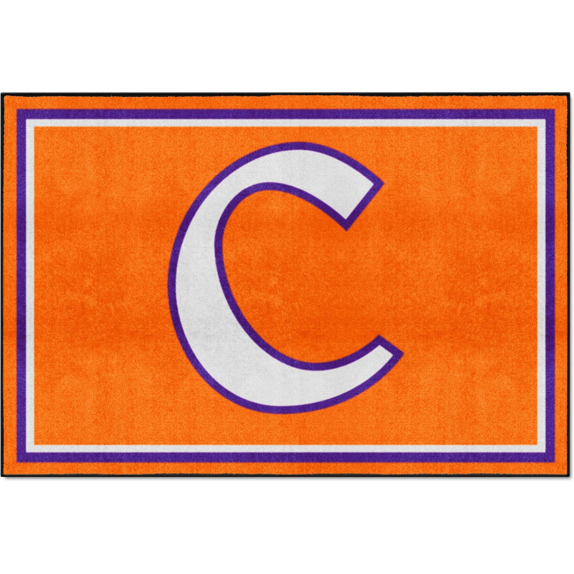 Clemson Tigers 5ft. x 8 ft. Plush Area Rug