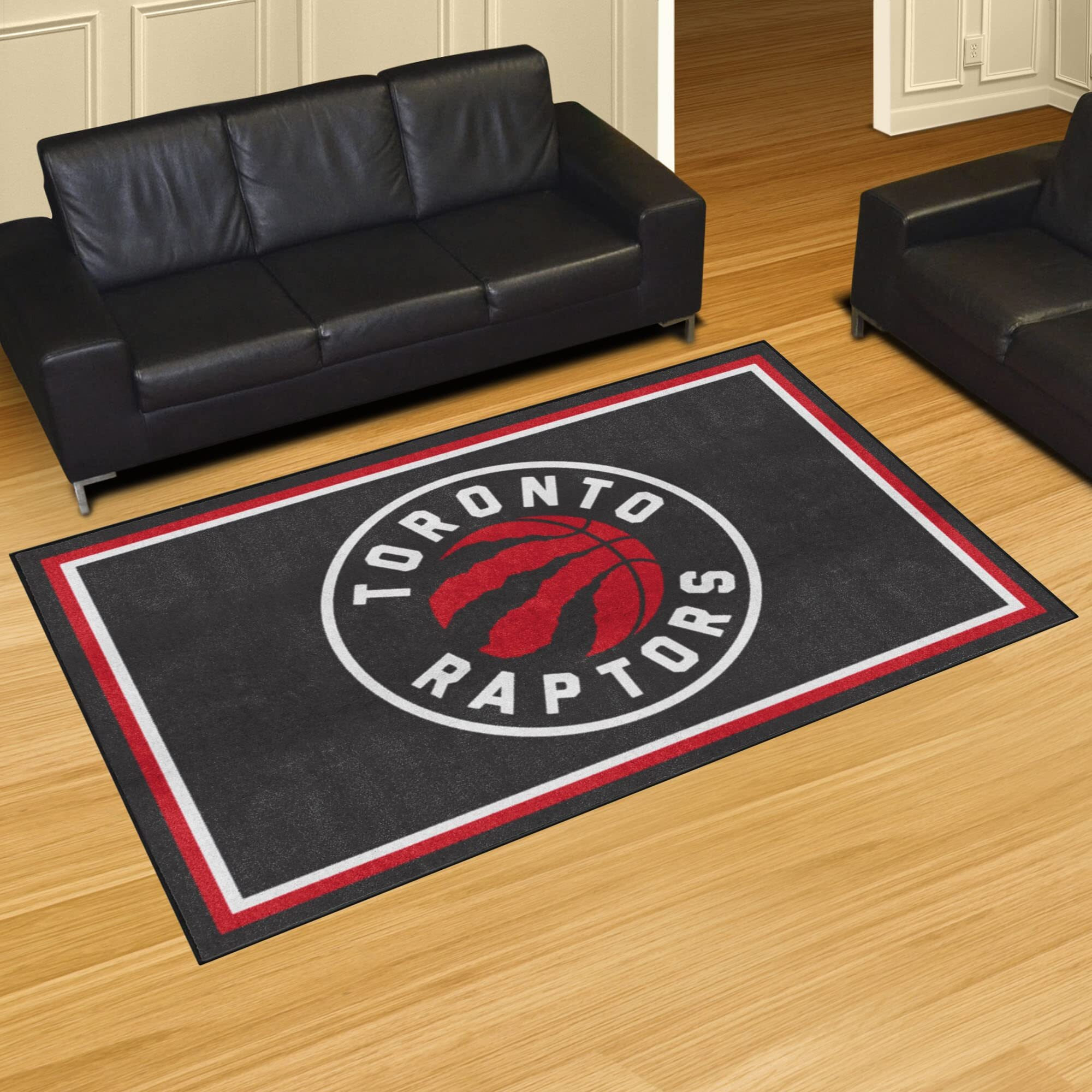 Toronto Raptors 5ft. x 8 ft. Plush Area Rug