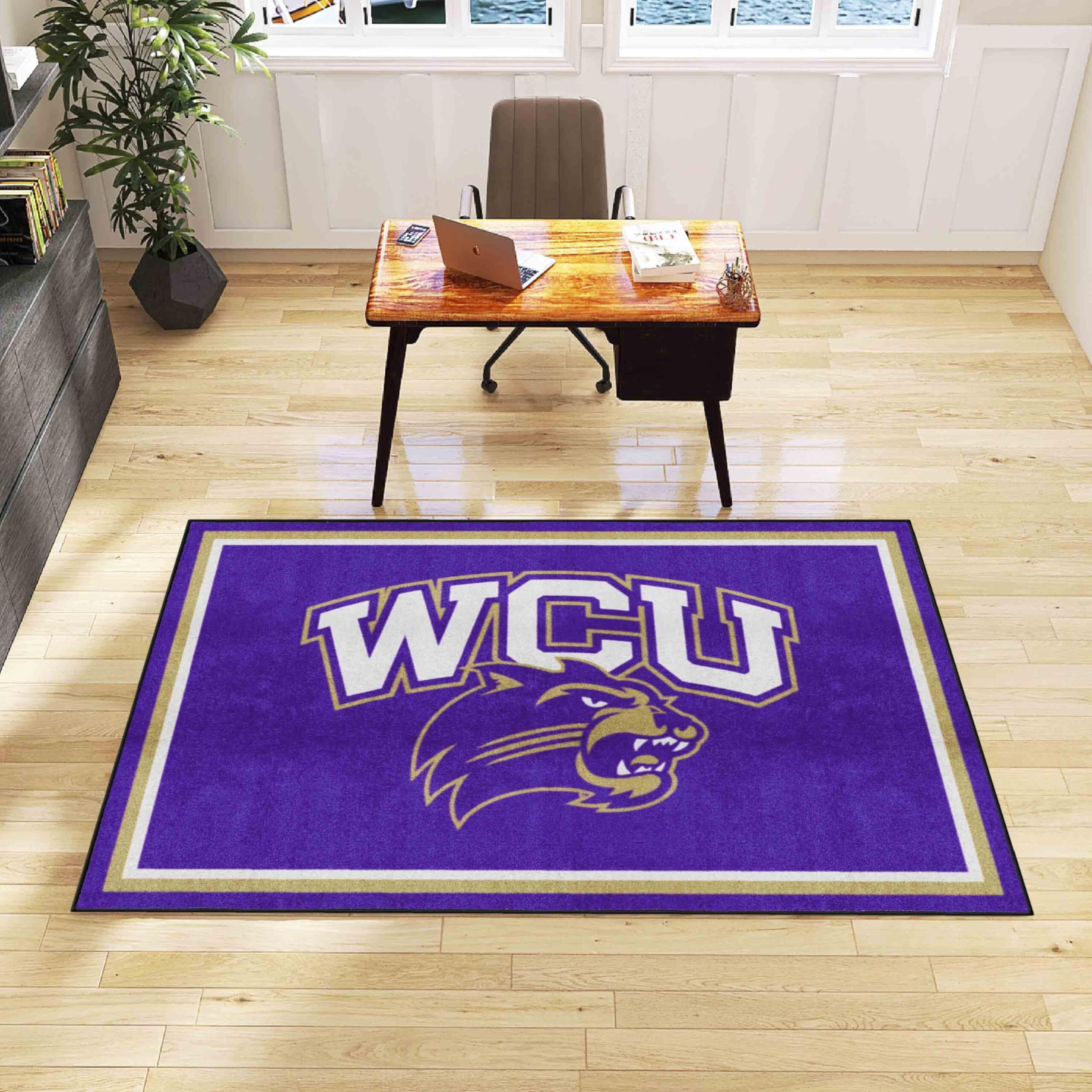 Western Carolina Catamounts 5ft. x 8 ft. Plush Area Rug