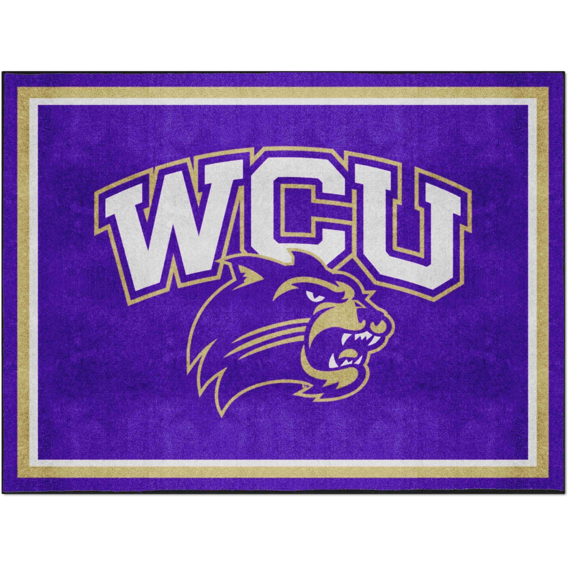 Western Carolina Catamounts 8ft. x 10 ft. Plush Area Rug