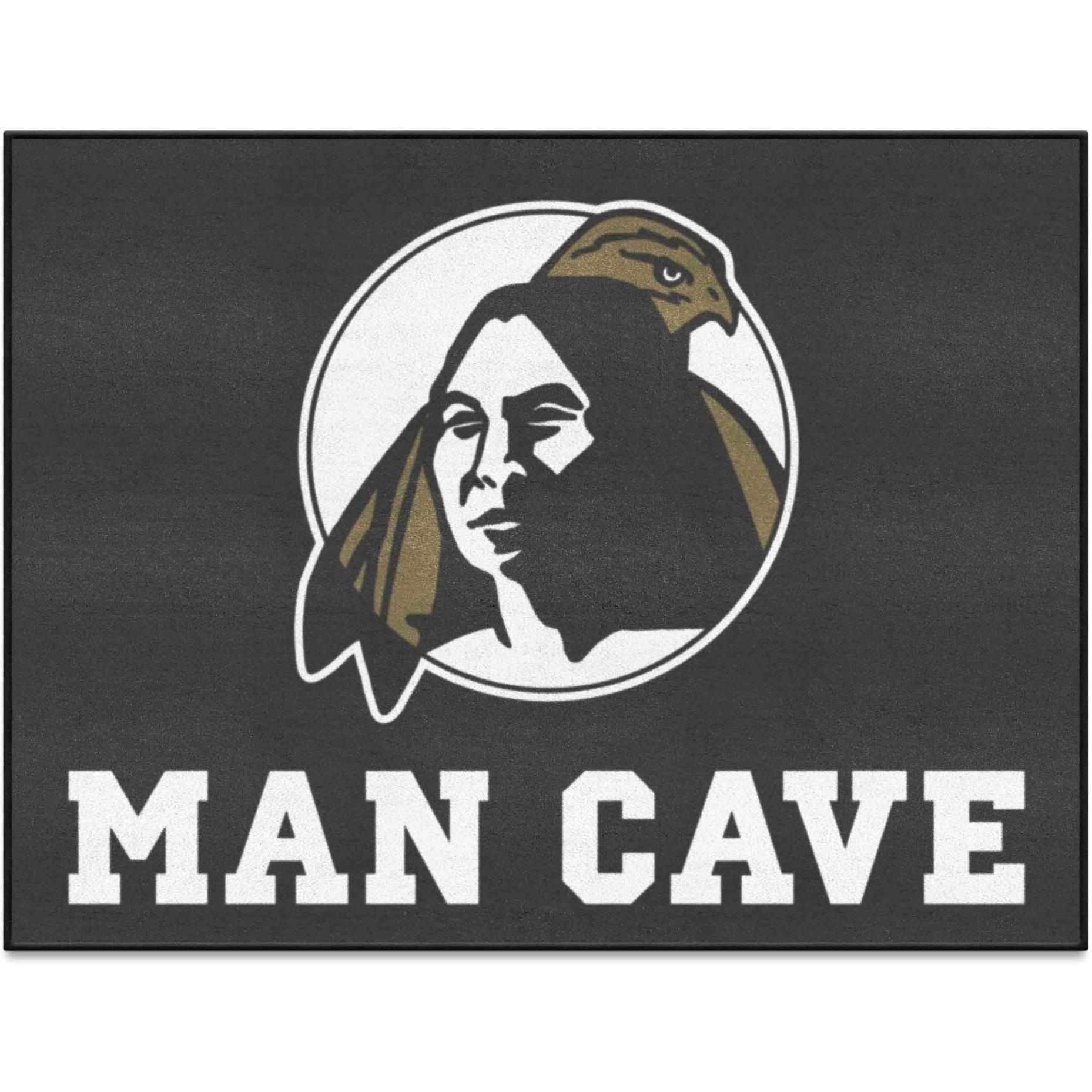 UNC Pembroke Braves Man Cave All-Star Rug - 34 in. x 42.5 in.
