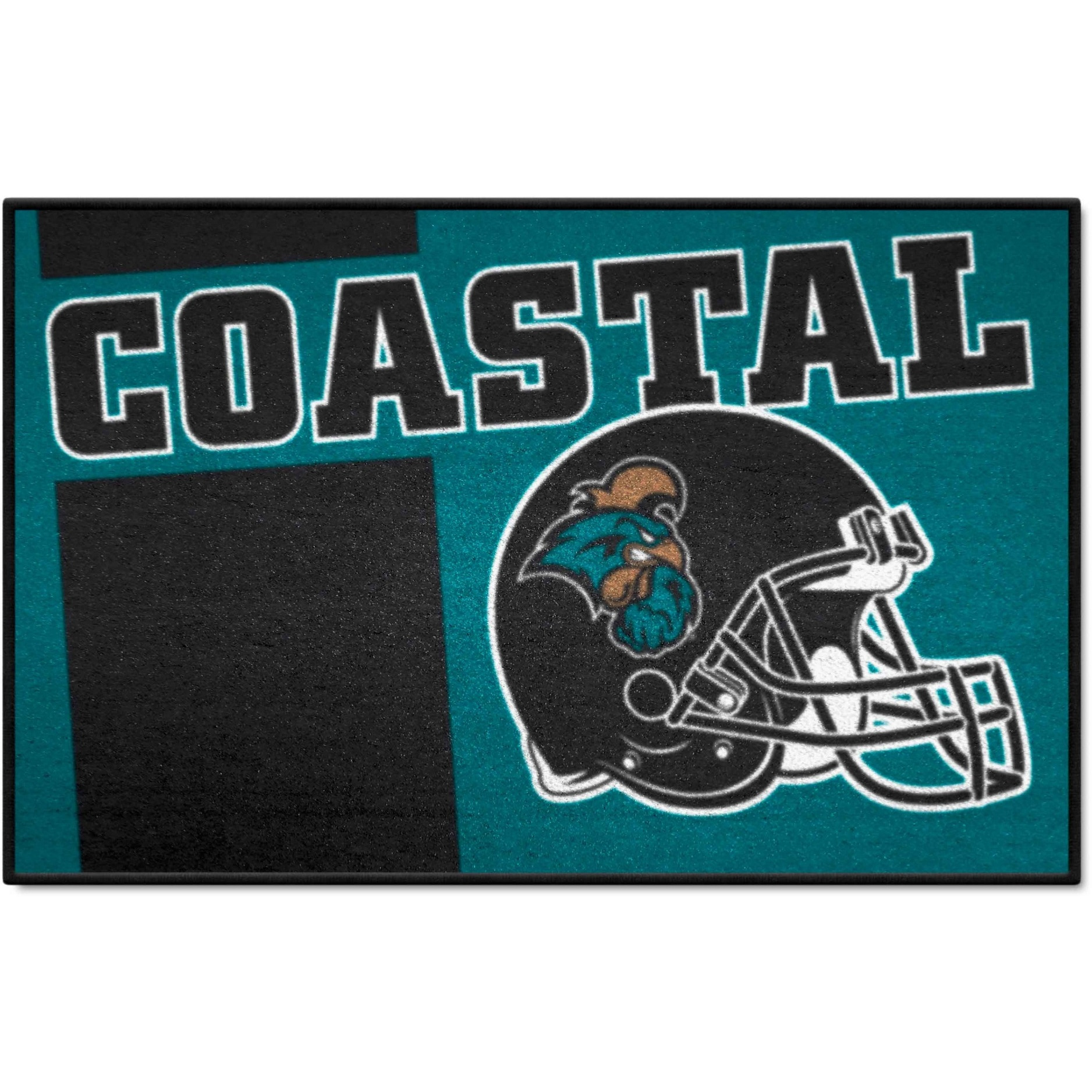 Coastal Carolina Chanticleers Uniform Inspired Starter Mat Accent Rug - 19in. x 30in.